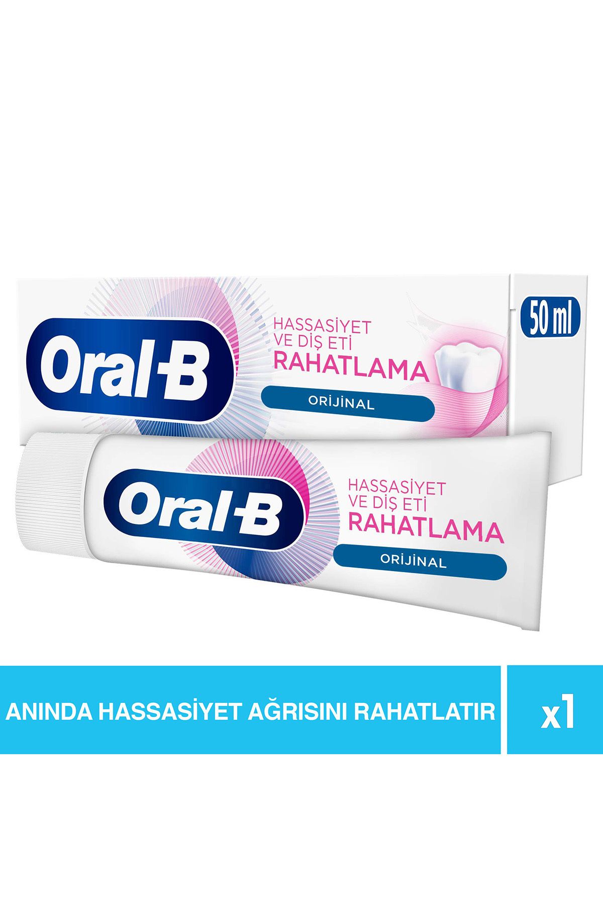 Oral-B Professional Diş Macunu Hassasiyet ve Rahatlama Orijinal, 50 ml Yeni Desen 440583