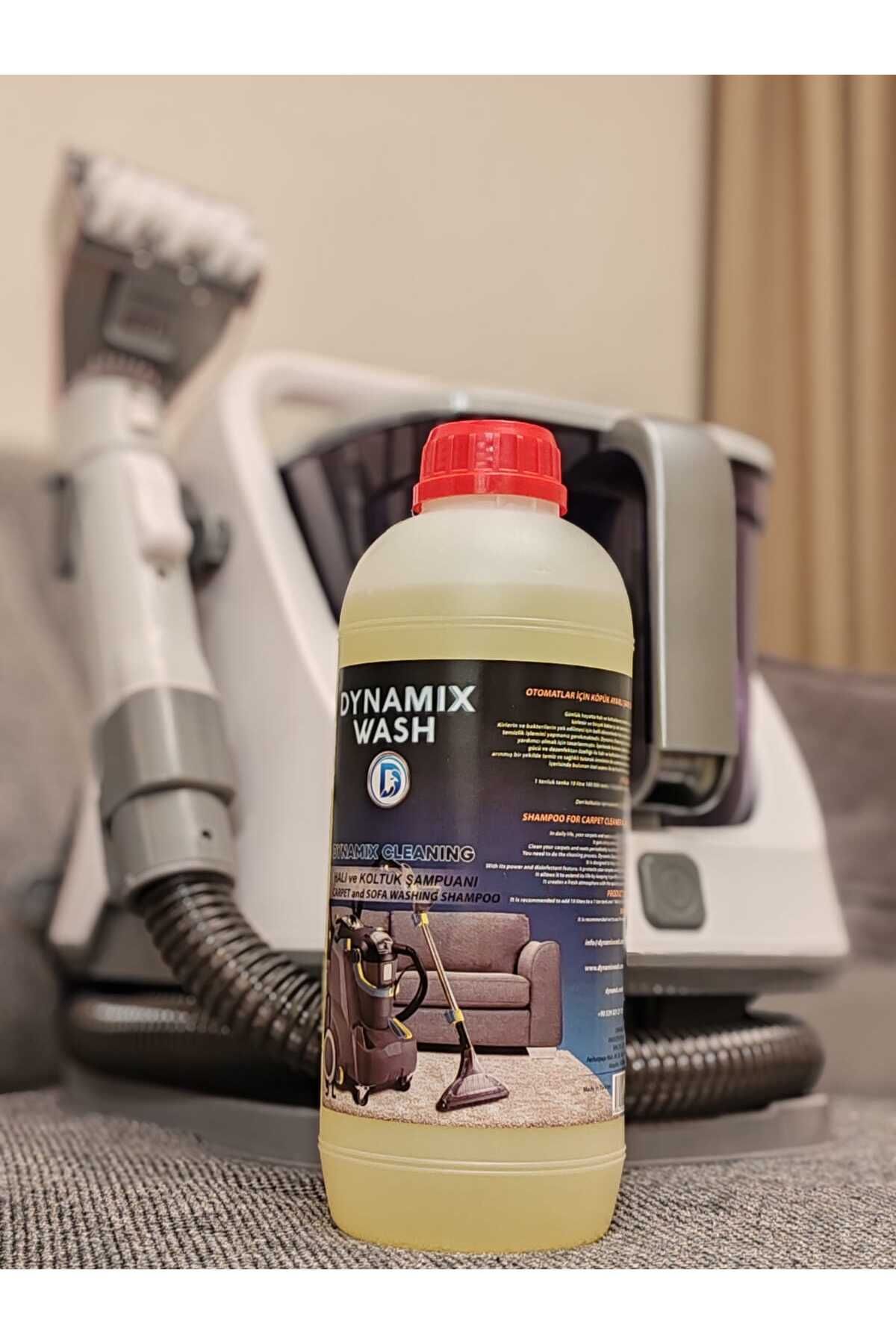 dynamix wash Makine Halı Şampuanı (Köpük ayarlı) 1kg - Halı Makinesi Şampuanı