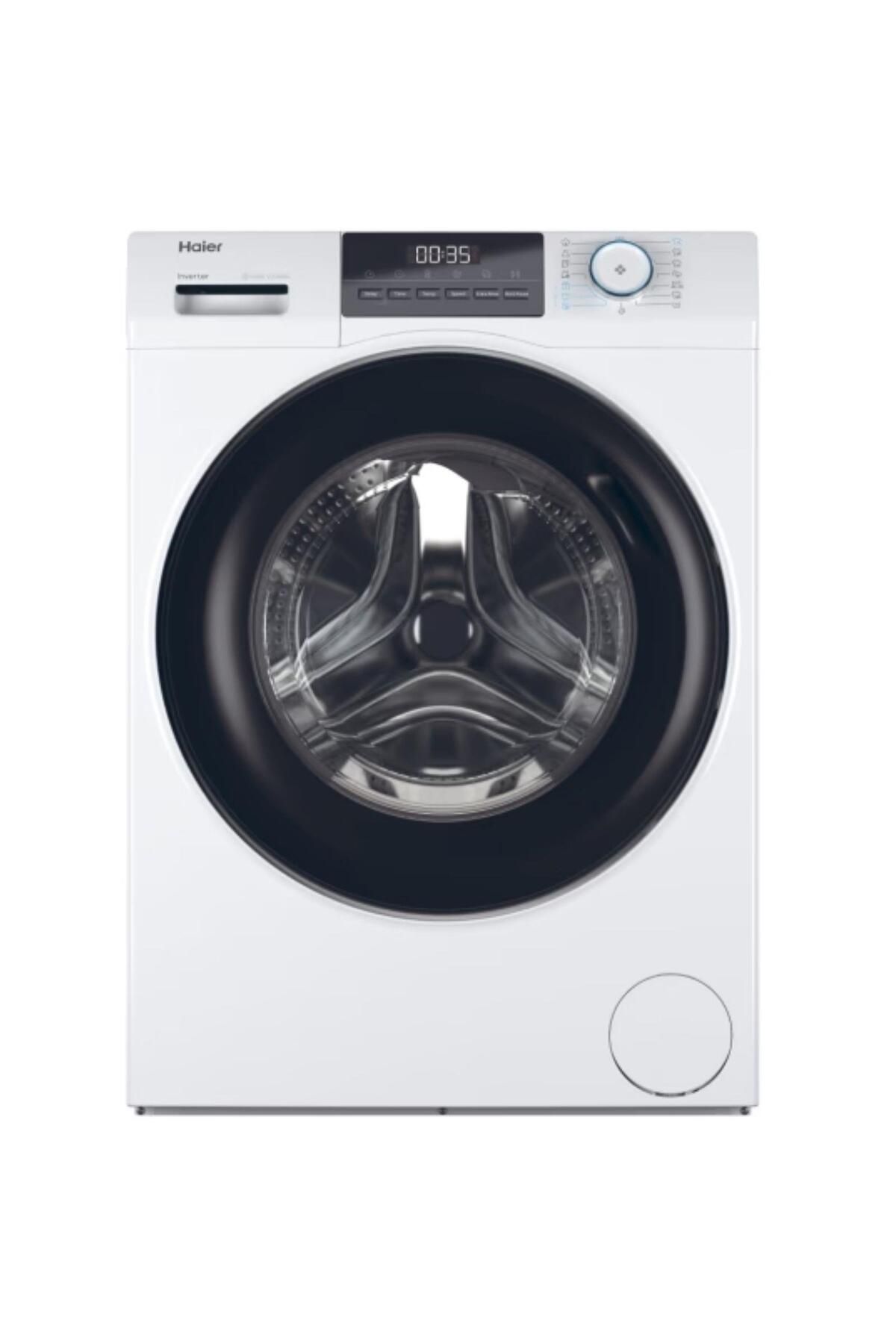 Haier Hw100-bp14929a-s 10 Kg 1400 Devir Refresh A Enerji Çelik Kazan Çamaşır Makinesi 41 Kwh/100