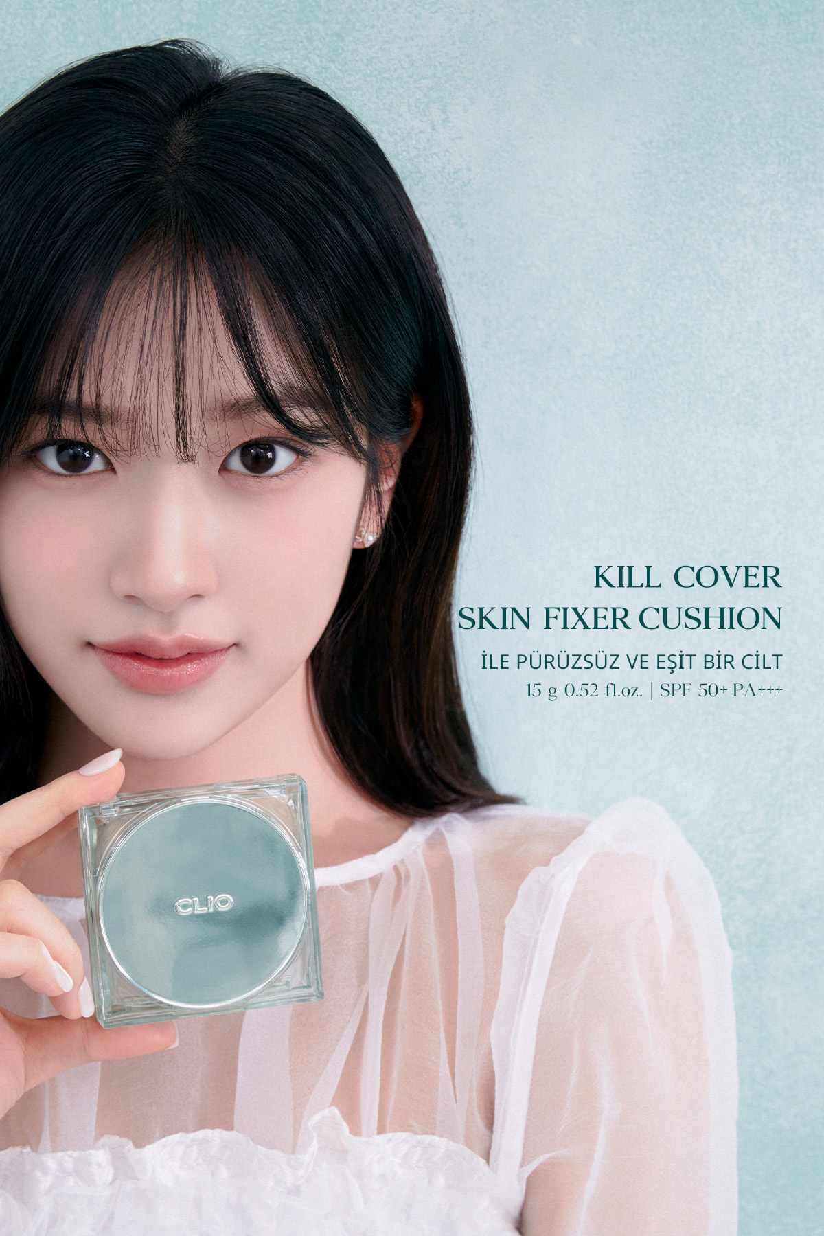 CLIO-Clio Mat Cushion - Lasting for All Day, Skin Fixer (19C Light) Spf50+ Pa+++ 8