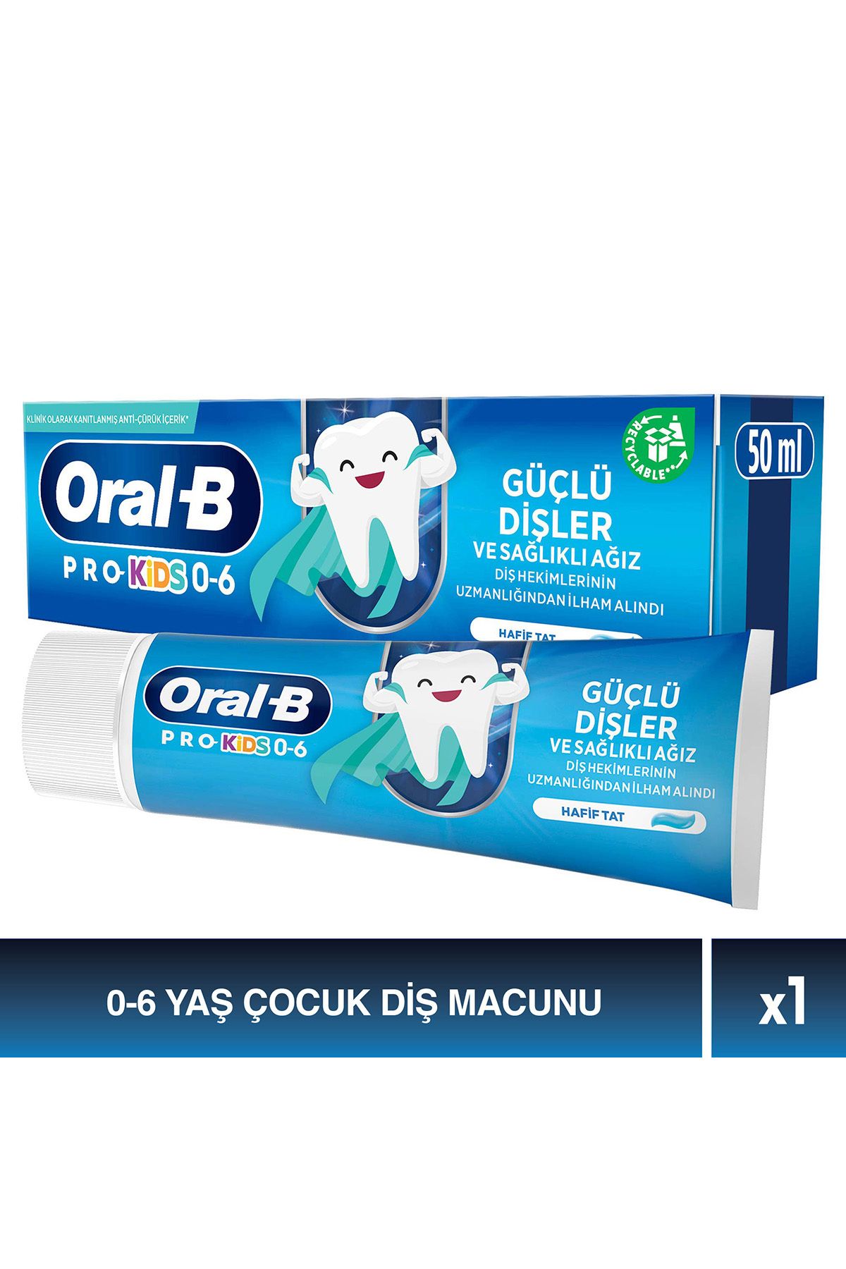 خمیر دندان قوی Oral-B Tsrm Pro Kids 50 میلی لیتری مدل جدید 985448