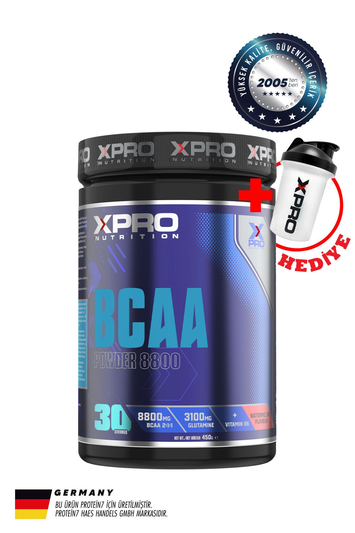 Xpro Nutrition Bcaa 8800 Powder 450gr Karpuz Aromalı