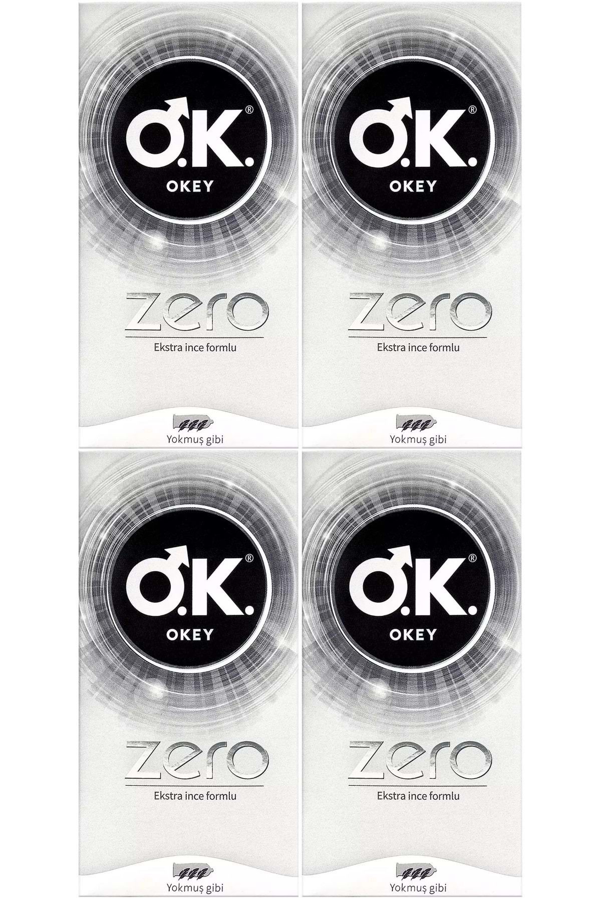 Okey Prezervatif 80 Adet Zero (Ekstra İnce Formlu) Ekonomik Pk (4PK*20)