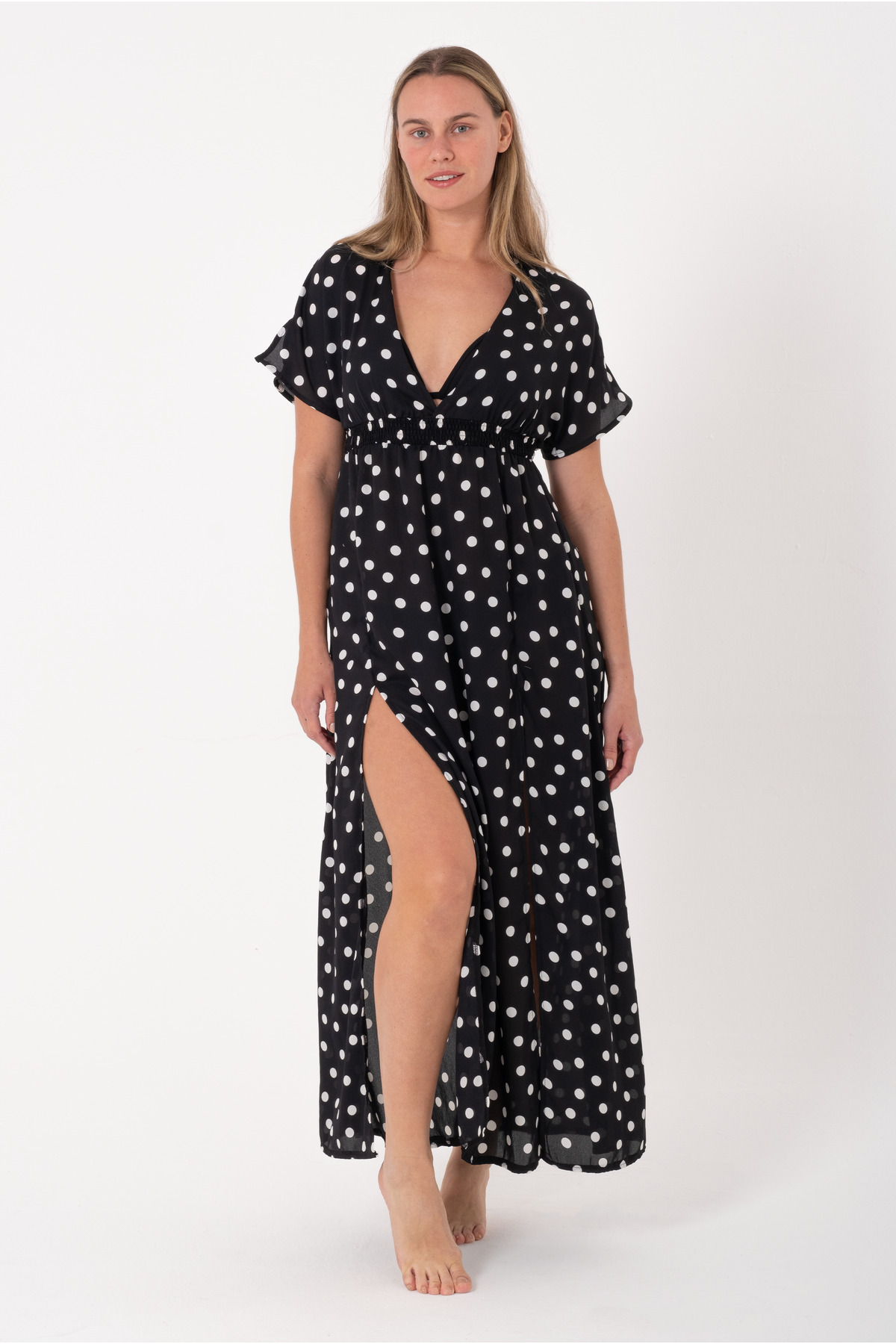 Kyron Desenli Dokuma Kadın Pareo - Plaj Elbisesi Farklı Seçenekleri