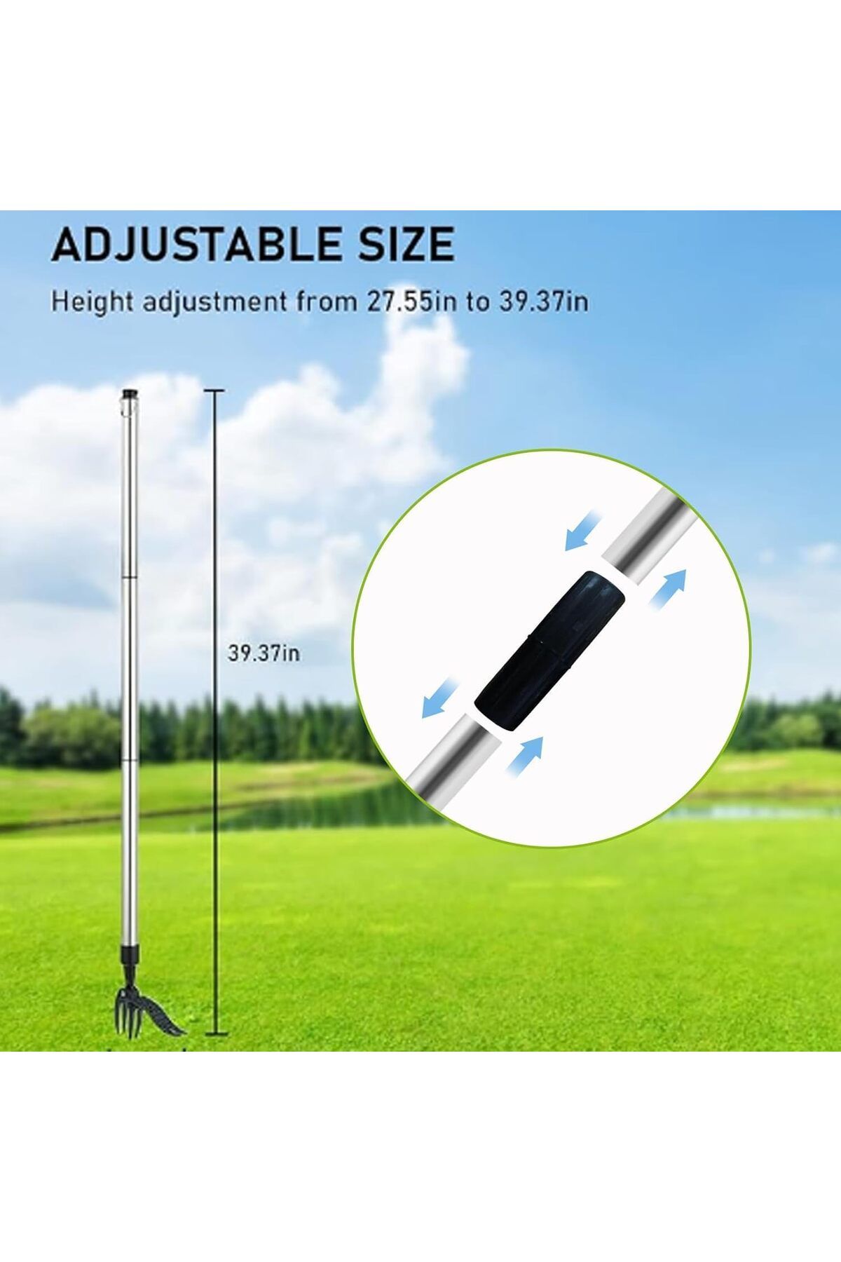 Arabest-Manual Weeder Weed Remover Tool, Weed Eater Stand up Weed Puller Tool 4