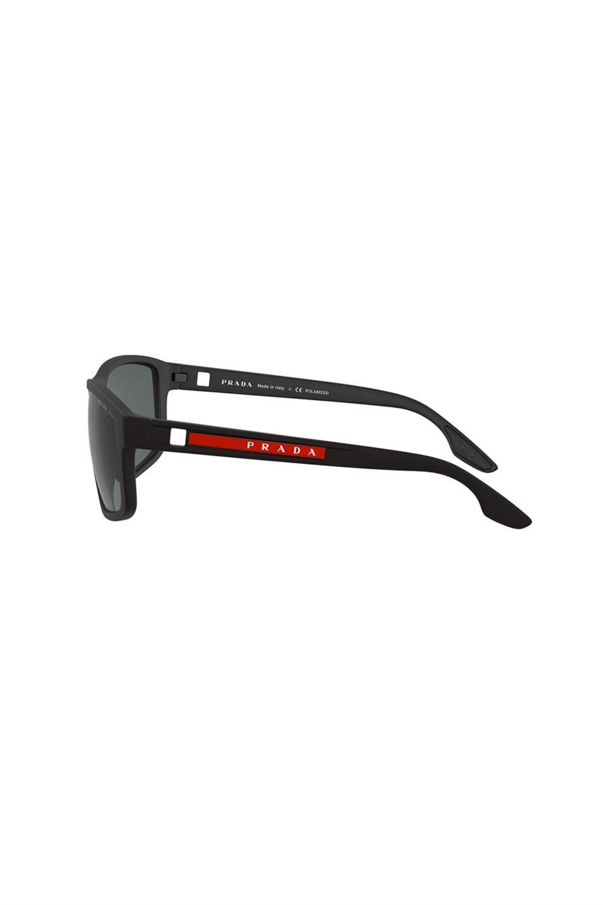 عینک آفتابی مشکی مردانه سیاه اورجینال Prada Sport