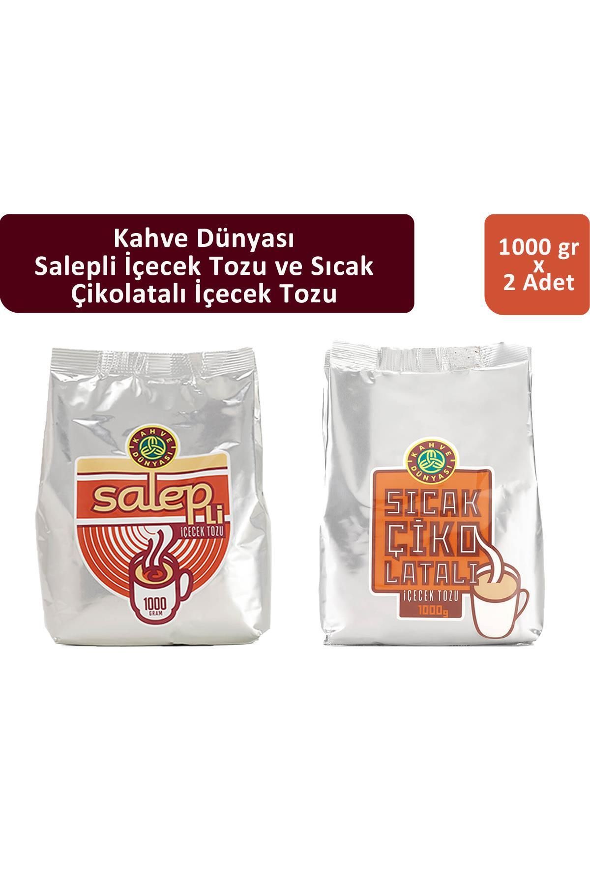 Kahve Dünyası Kahve Dünyası Salep 1000 gr ve Sıcak Çikolata 1000 gr