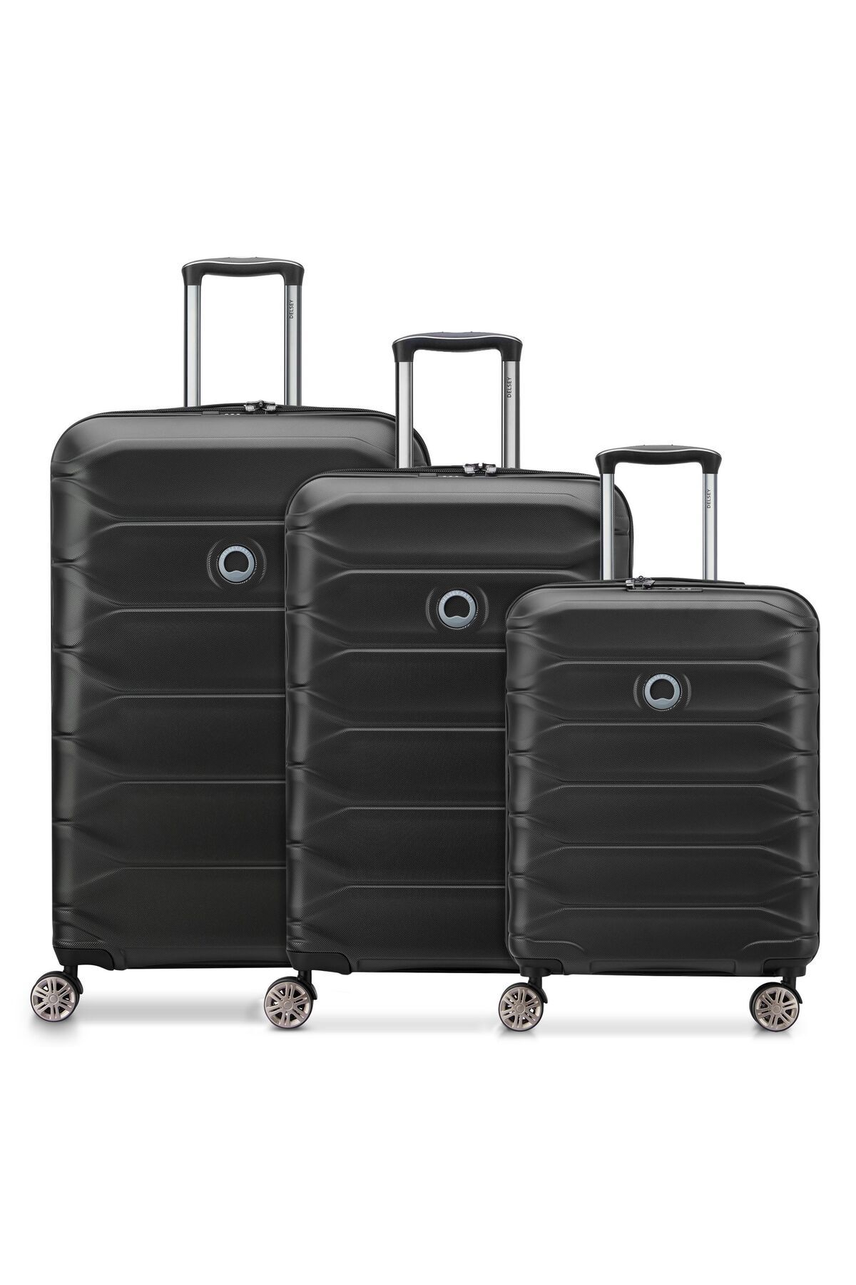 Delsey Paris-Meteor 4 Rad Kofferset 3-teilig mit Dehnfalte 1