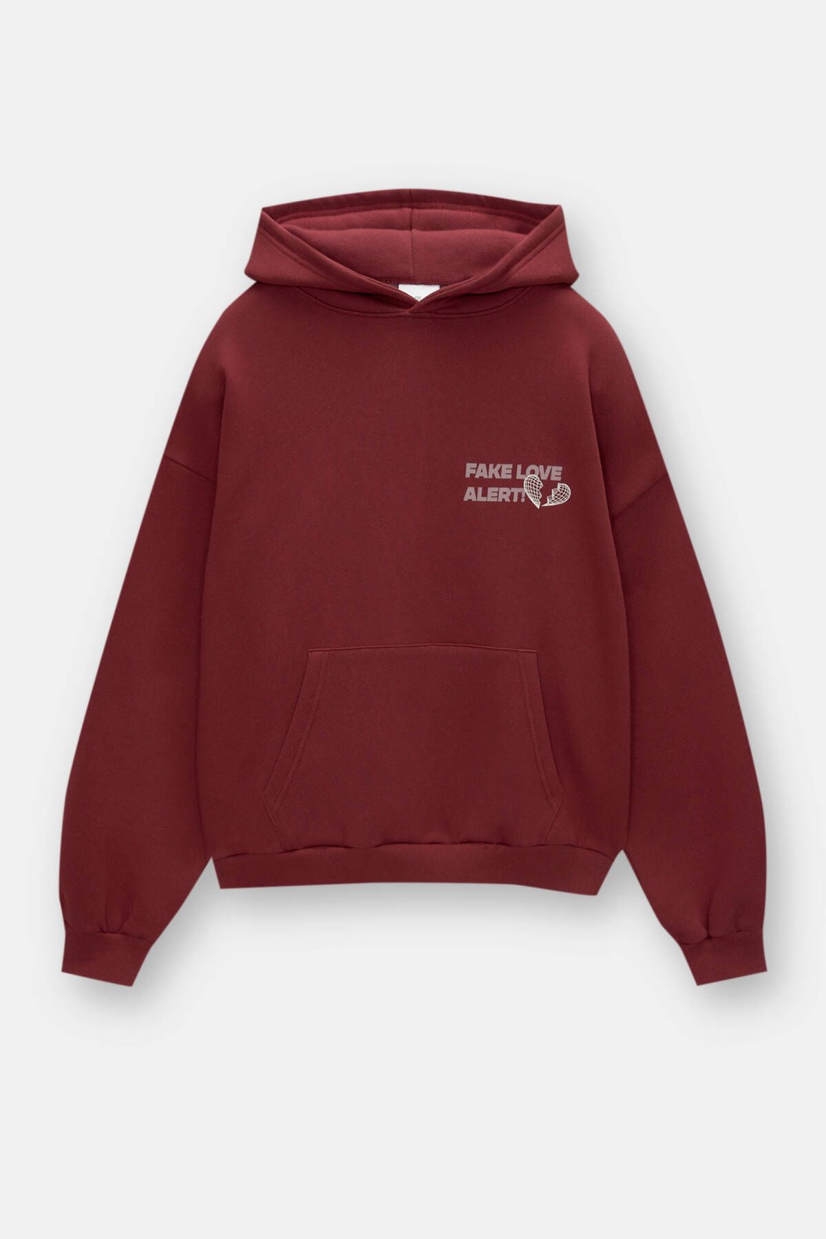 Pull & Bear-"Love" Hooded Sweatshirt 6