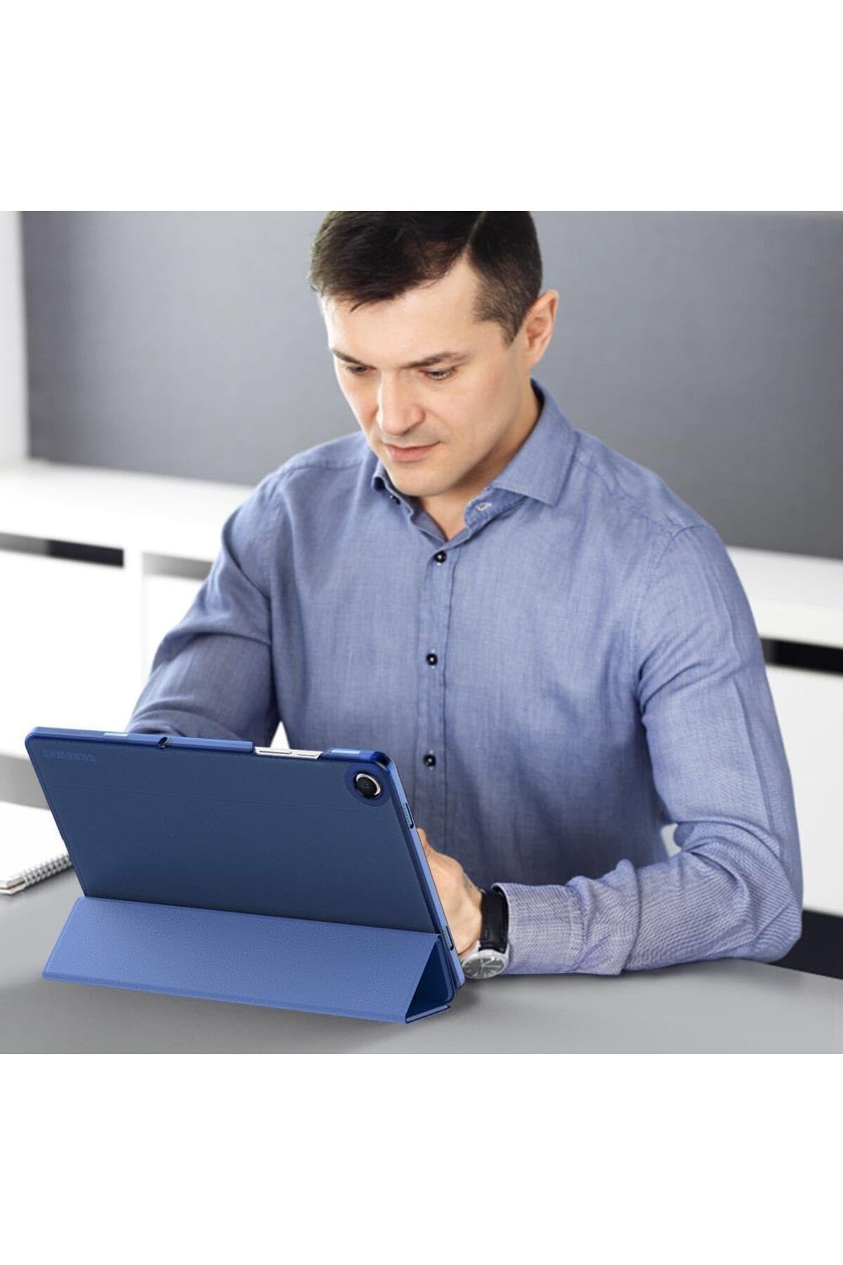 UnDePlus-Galaxy Tab A9 8.7Inch to X110 X115 X117 Model Compatible Pu Leather Case Smart Stand Case with Sleep Mode 7