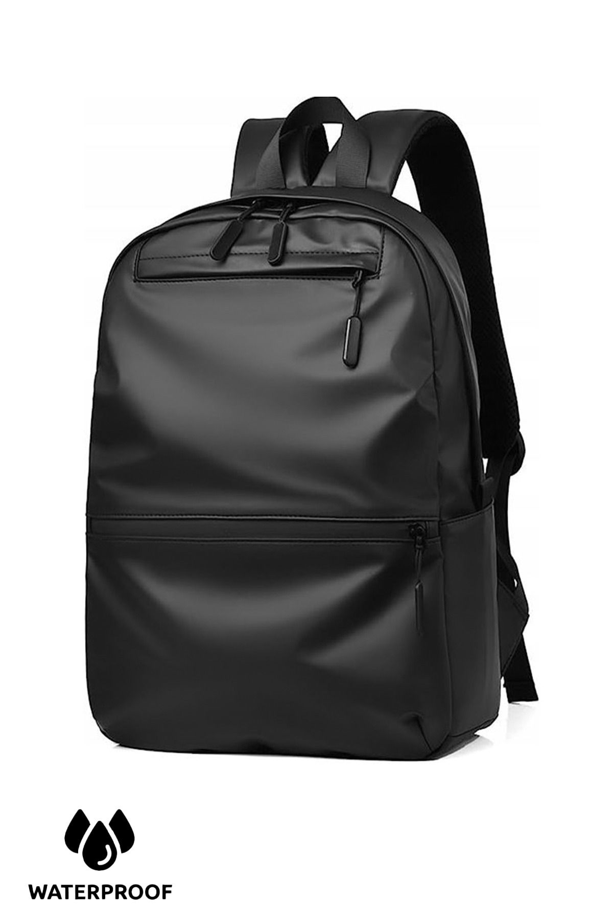 D'VERS-Black Unisex Backpack Laptop and Notebook Bag with Waterproof Zipper 1