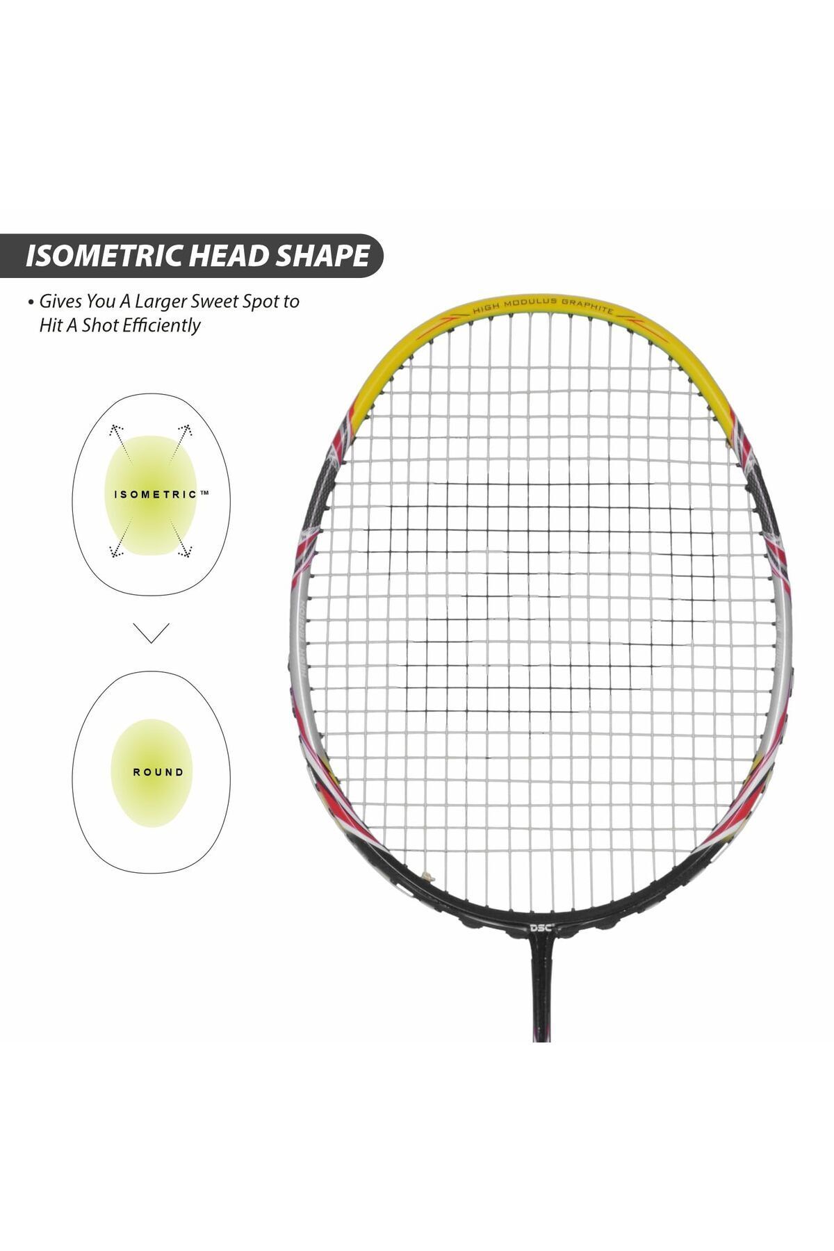 DSC-Nano Lite 900 Badminton Racquet | Lightweight Graphite | Enhanced Performance | Full Cover 5