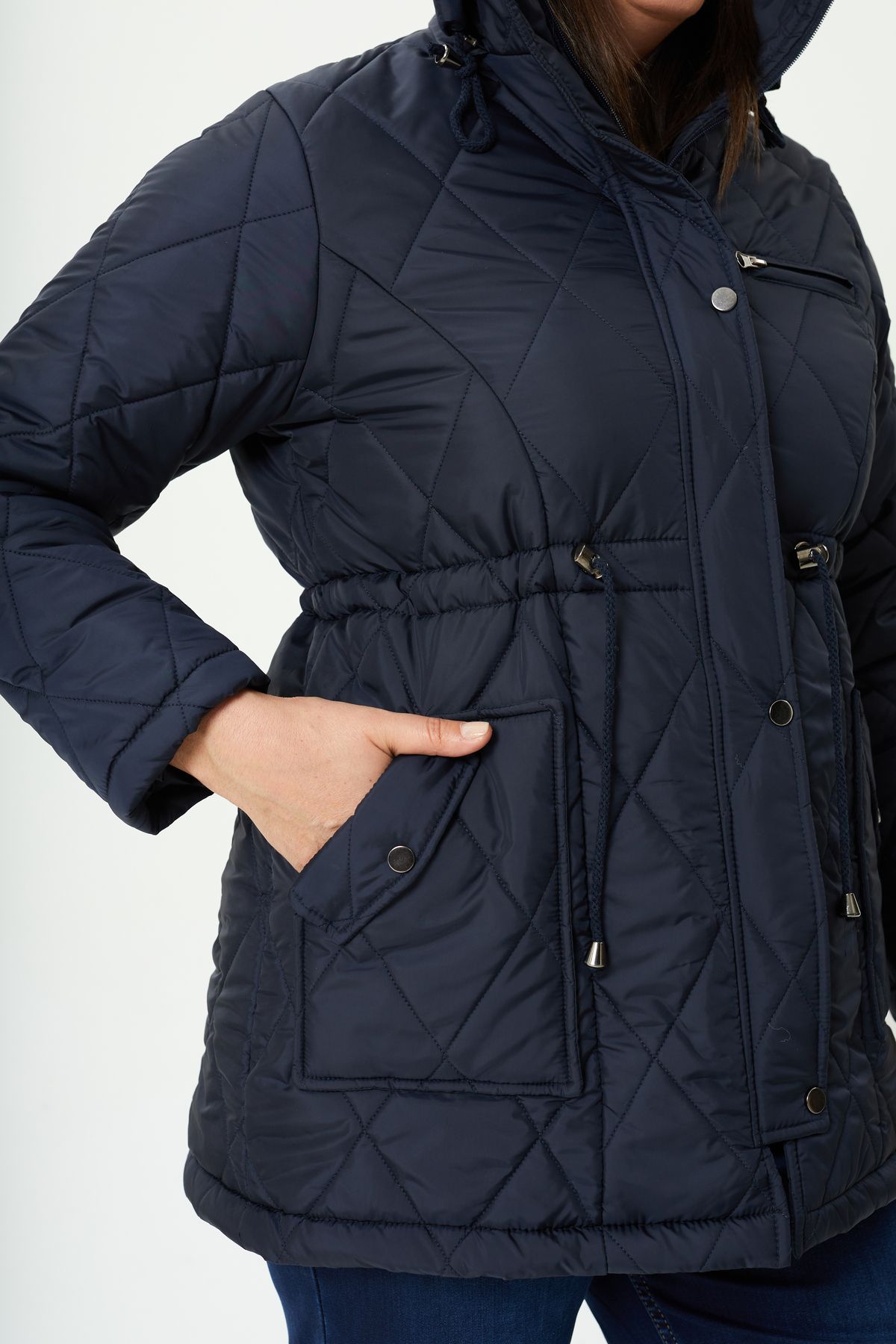 Brendon-Plus Size Winterjacket - Dark blue - Regular fit 6