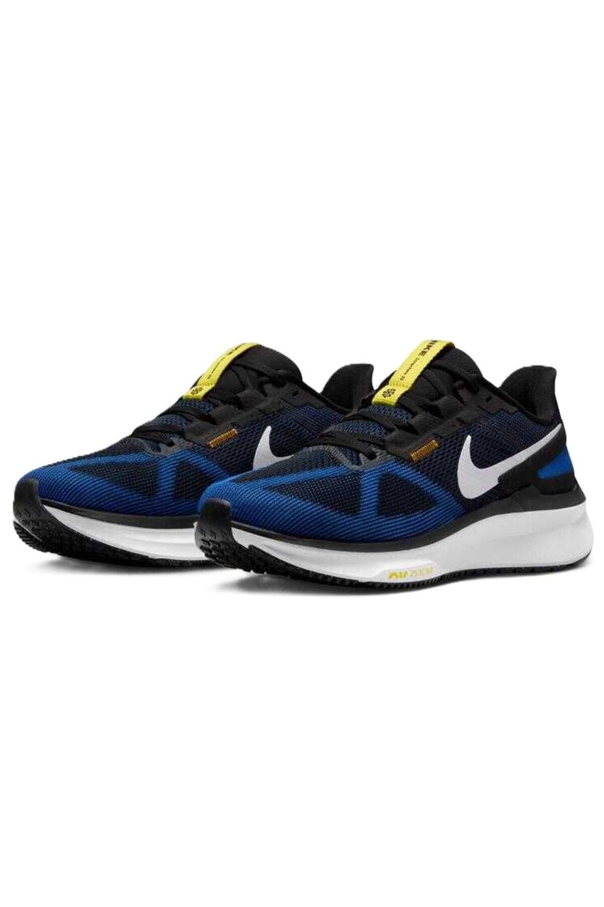 Nike-Air Zoom Structure 25 Running Shoes Walking Running Shoes Navy Blue 3