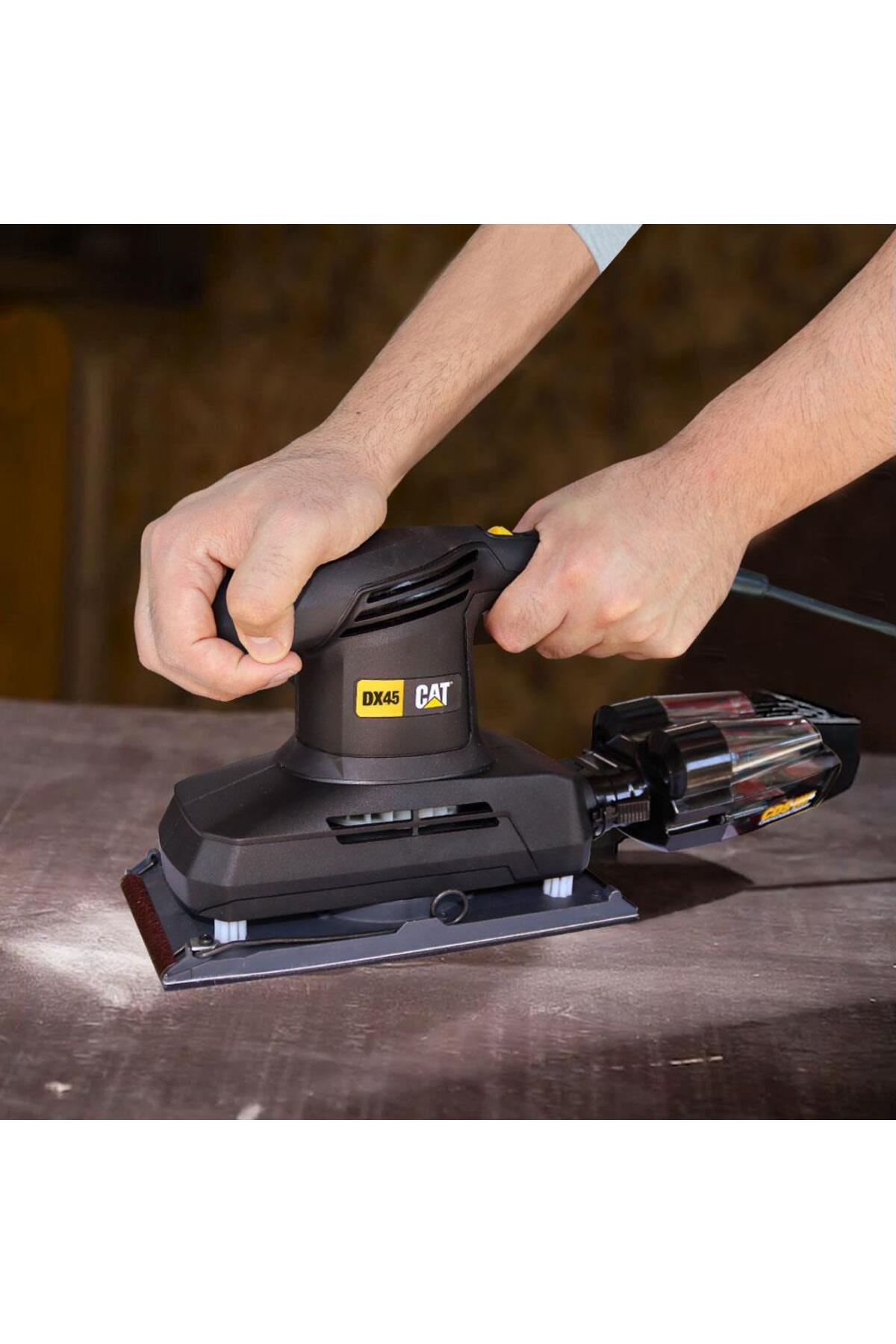 Cat DX45 240Watt Profesyonel Devir Ayarlı Titreşimli Zımpara