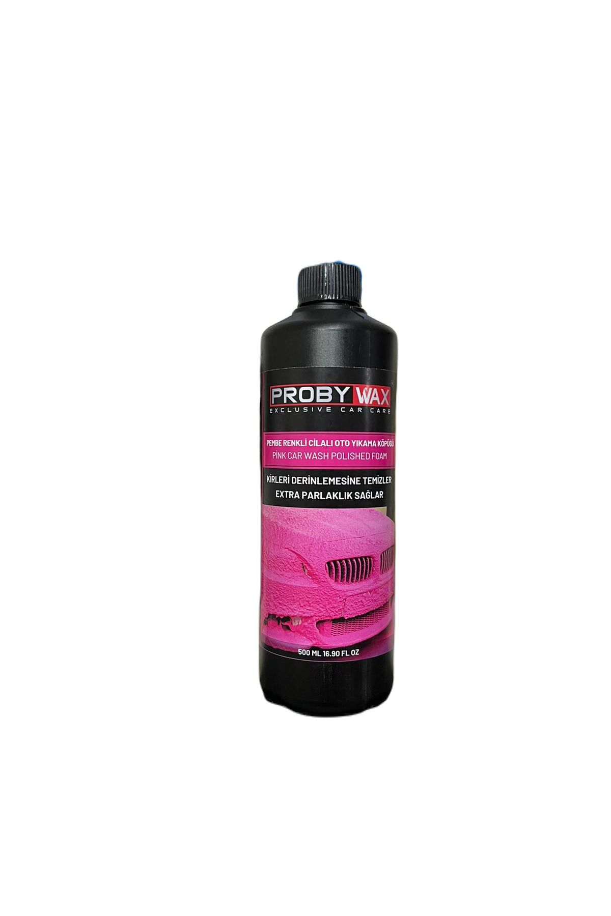 PROBYWAX EXCLUSIVE CAR CARE Pembe Renkli Cilalı Oto Yıkama Köpüğü 500 ml