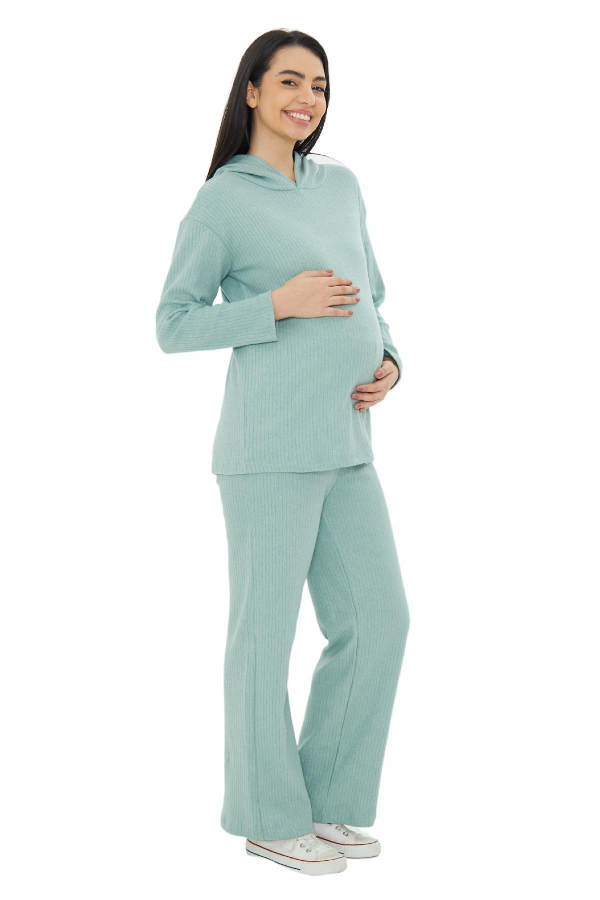 Luvmabelly-- Myra9610 - Knitted Maternity Bottom Top Set 3