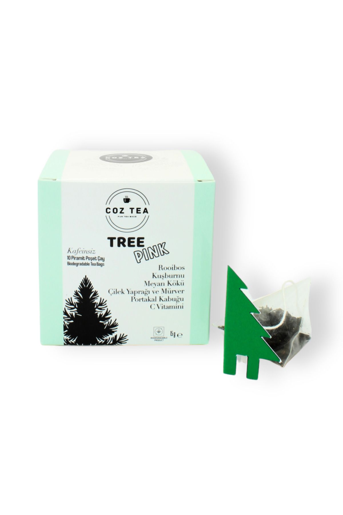 COZ TEA TREE PINK Rooibos'lu Piramit Poşet Bitki Çayı