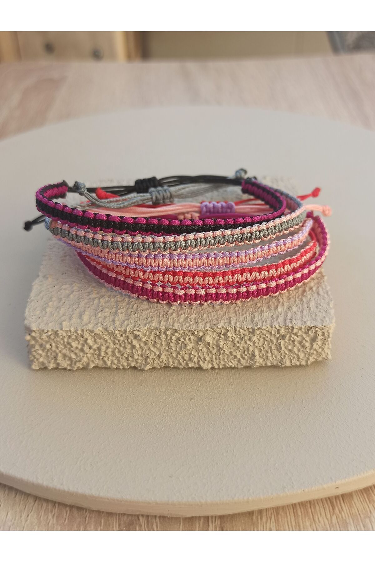 TREND-Double Color Unisex Macrame Rope Bracelet 4