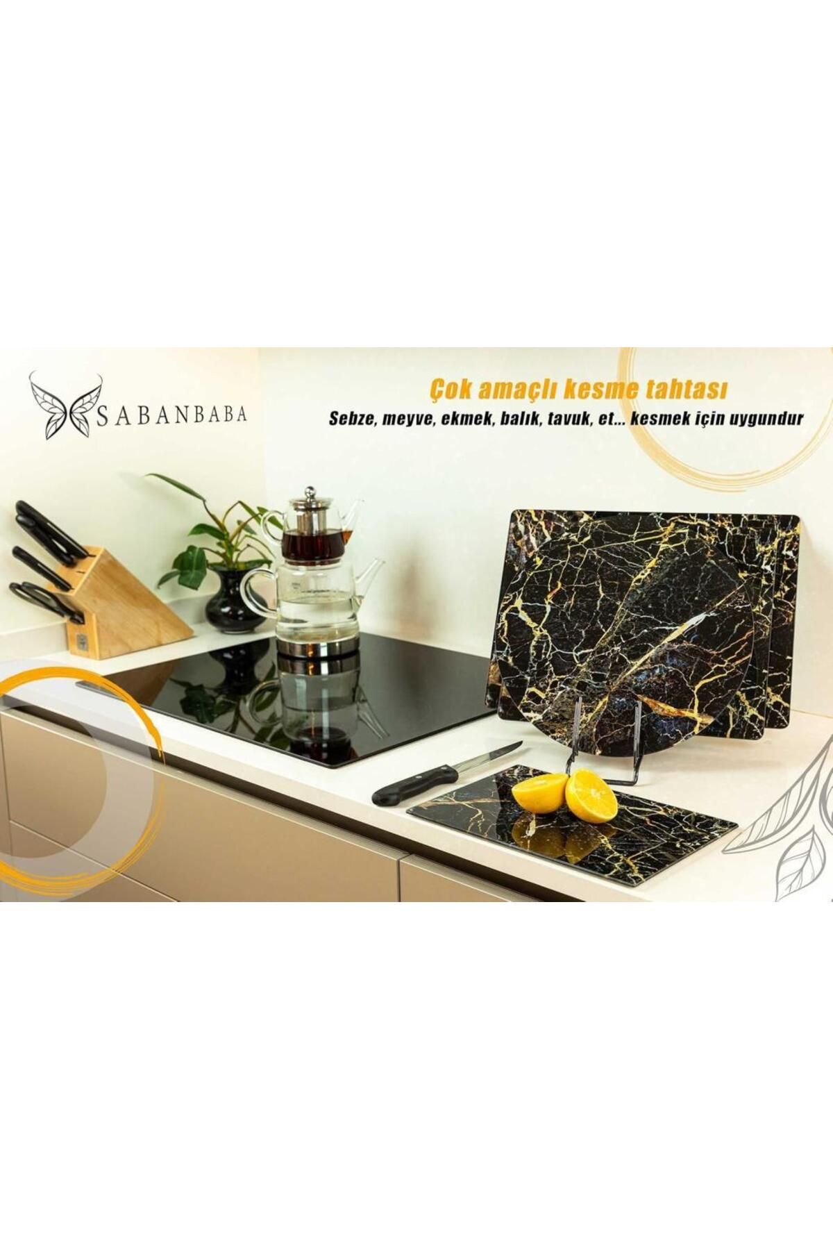 Saban-Glass Cutting Board 20X30 cm - Model 156 3