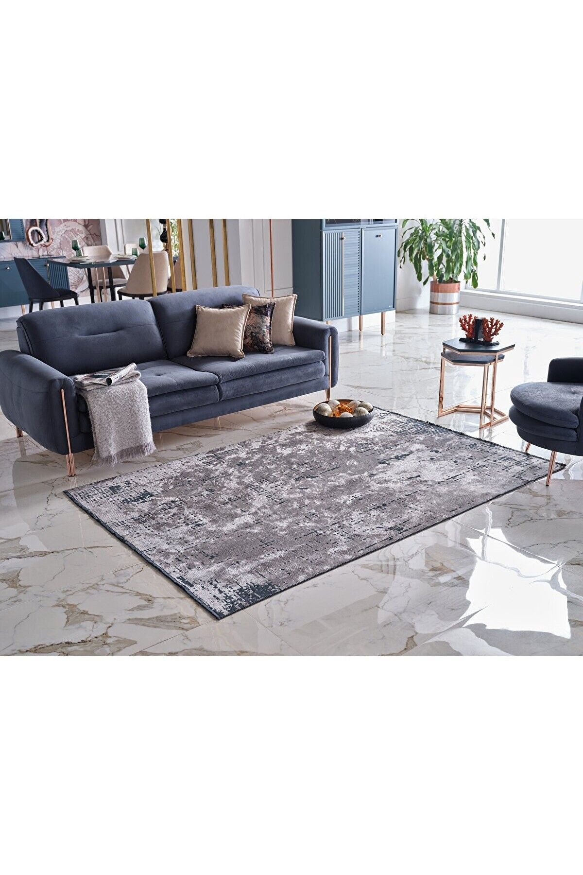 Bellona-Deco Milano Rug 12254 Gray, 160x230 cm 1