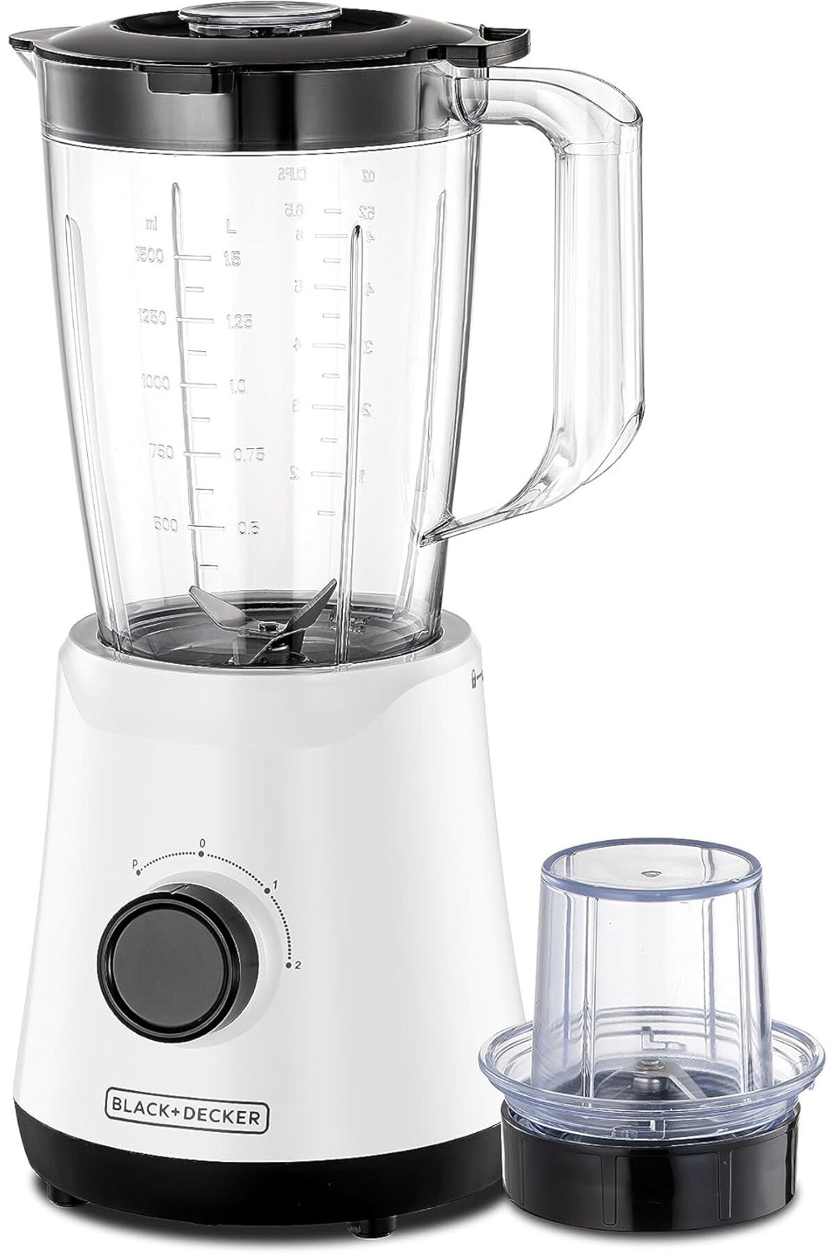 Black Decker Black+Decker 500W 1.5L Blender/Smoothie Maker with Grinder Mill