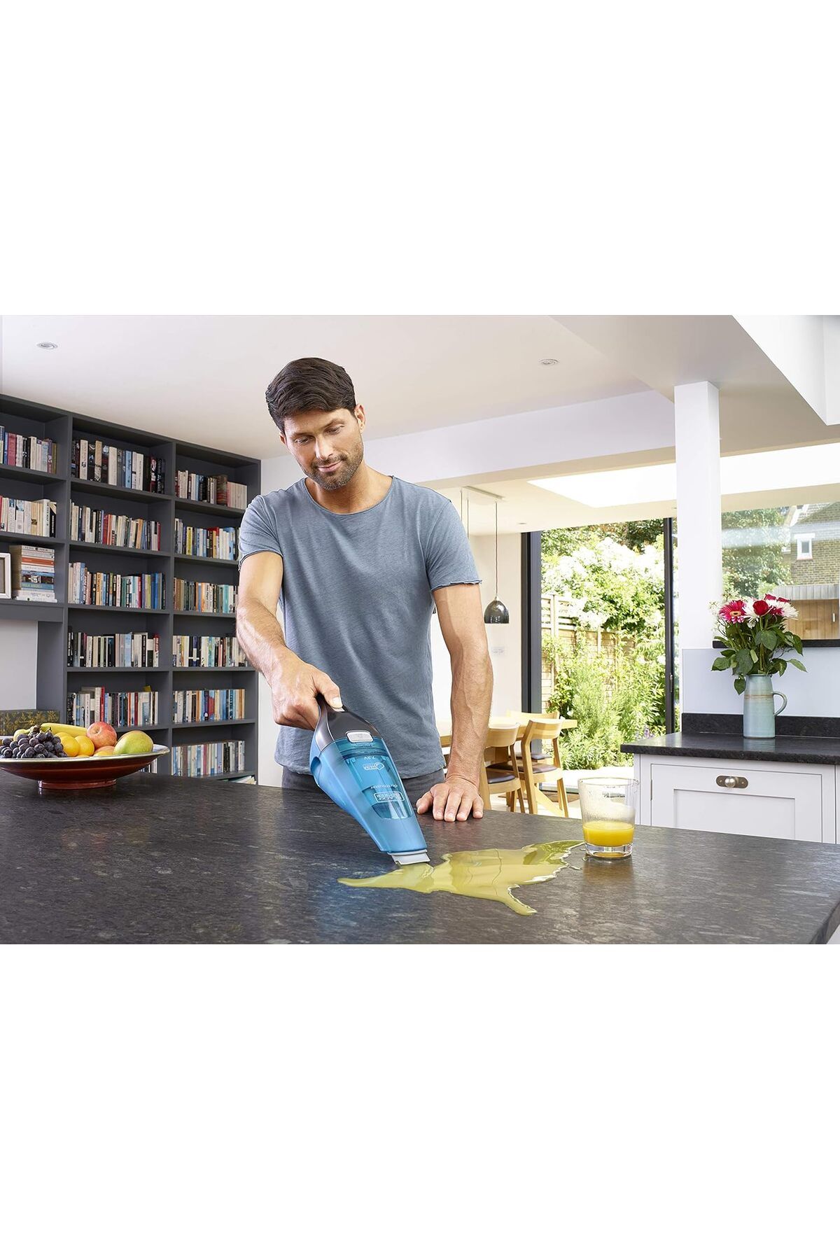 Black&Decker-Black+Decker Cordless Dustbuster - Wet & Dry Handheld Vacuum Cleaner 3