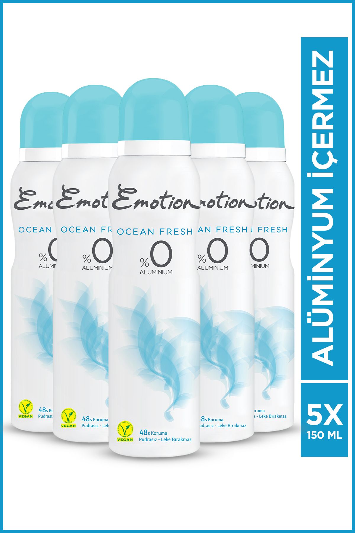 دئودورانت زنانه Ocean Fresh 5x150 ml Emotion