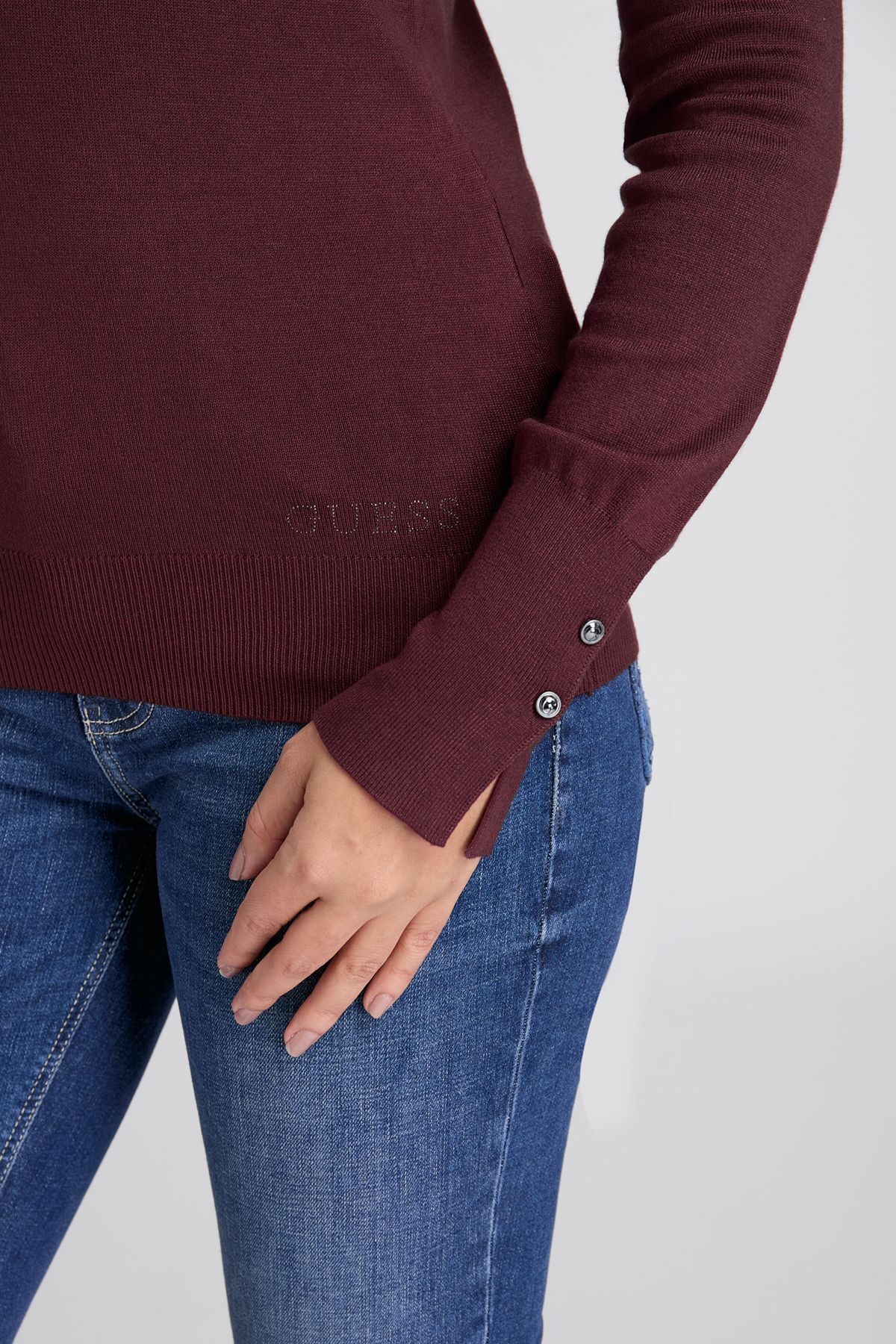 Guess-Paule Tn Ls Sweater - Eco Viscose Poly Holly Yarn 4