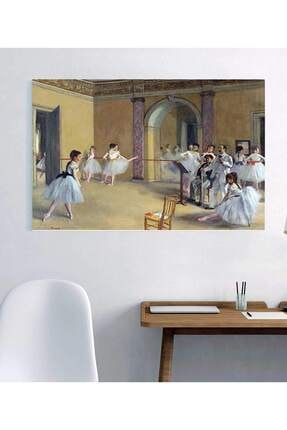 Edgar Degas Peletier Caddesinde Bale Salonu Kanvas Tablo Ev Oda Dekorasyon mrj3113