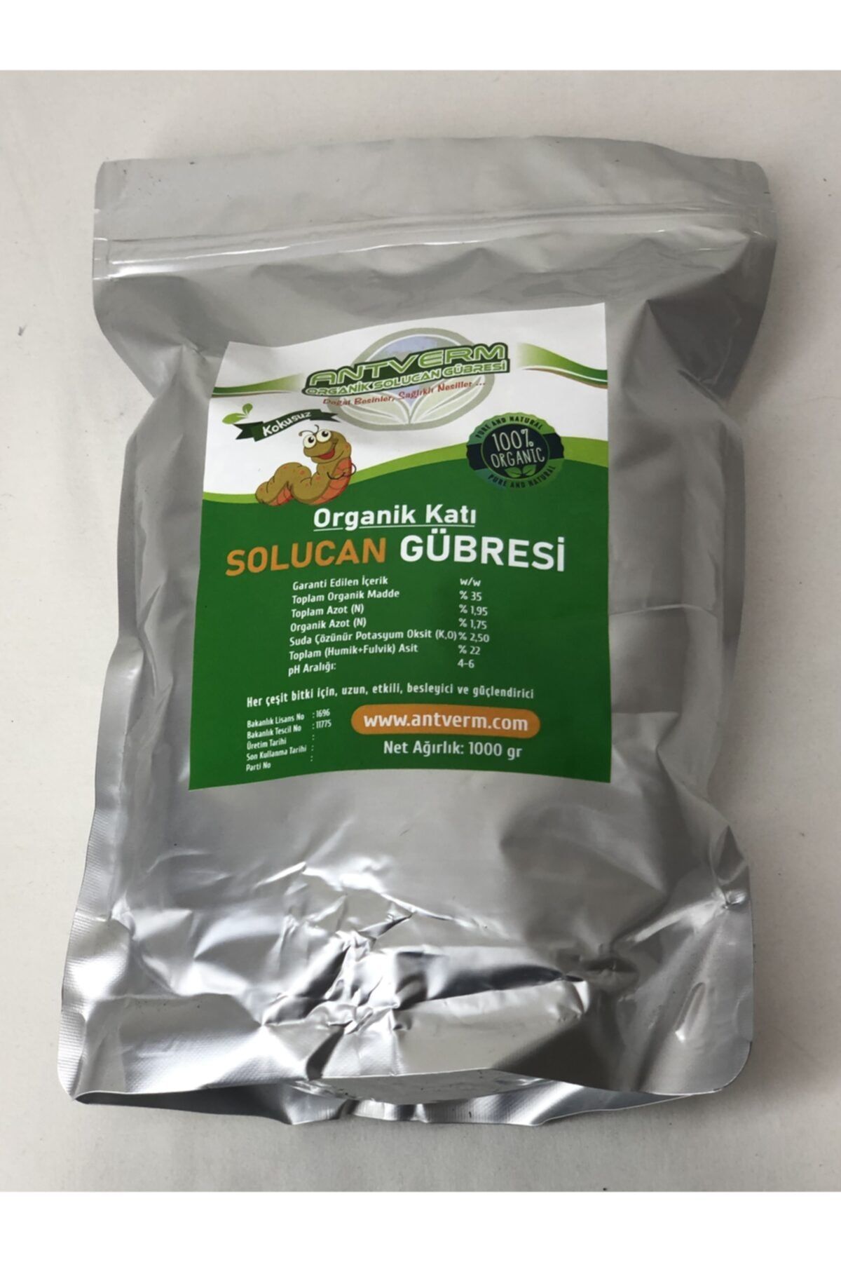 1000 Gr Salon Bitkileri Hobi Bahçeleri Için Azot Fosfor Içerikli Kompozit Bio Gübre