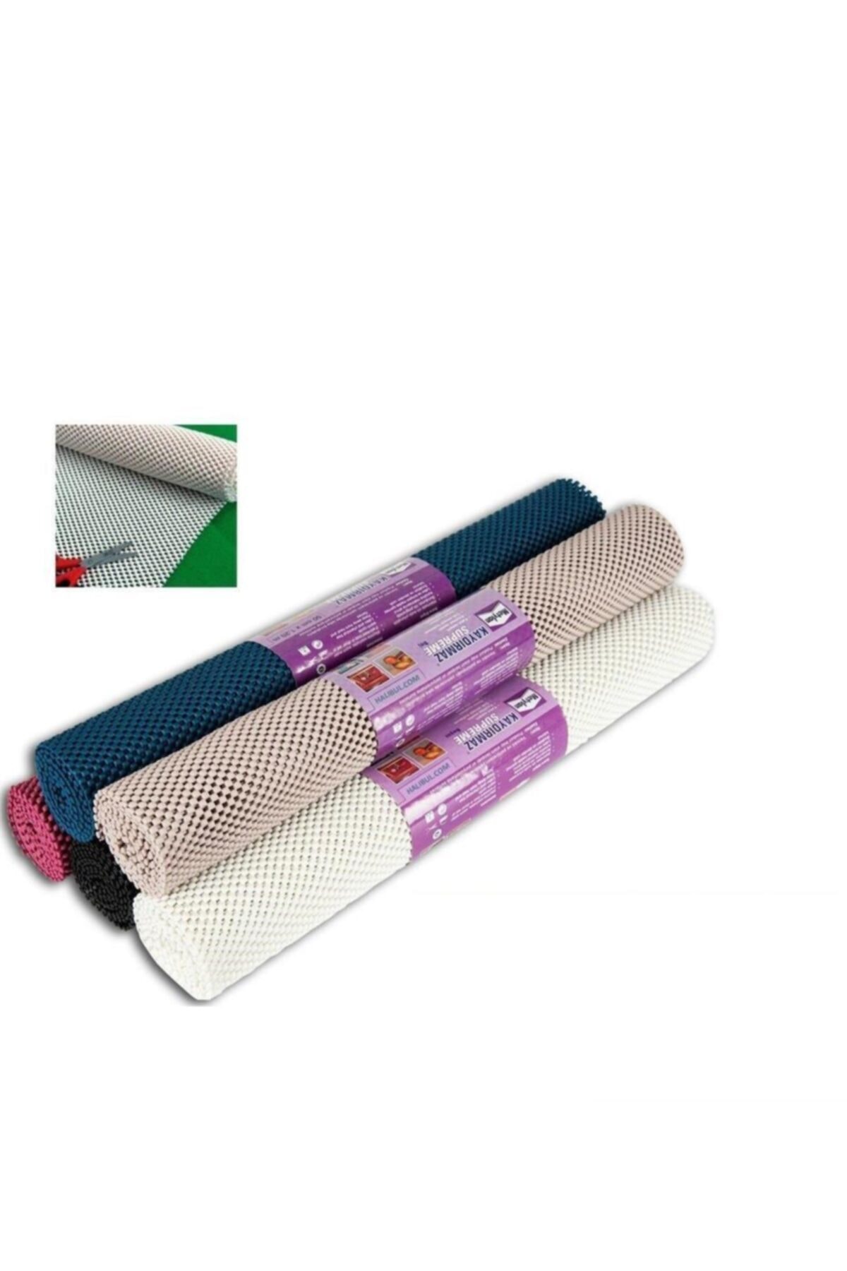 Genel Markalar Çok Kullanışlı Halı Kaydırmaz Dolap Içi Raf Tezgah Üstü Altı Torpido Içi Rulo Örtü