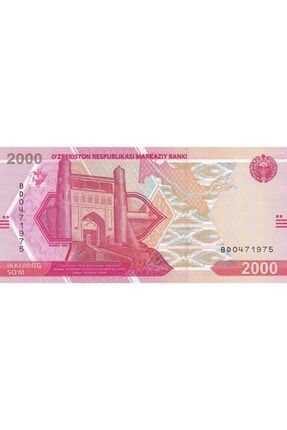 Özbekistan, 2.000 Som (2021) Çil Polimer Eski Yabancı Kağıt Para BKZBKSTN2K2021