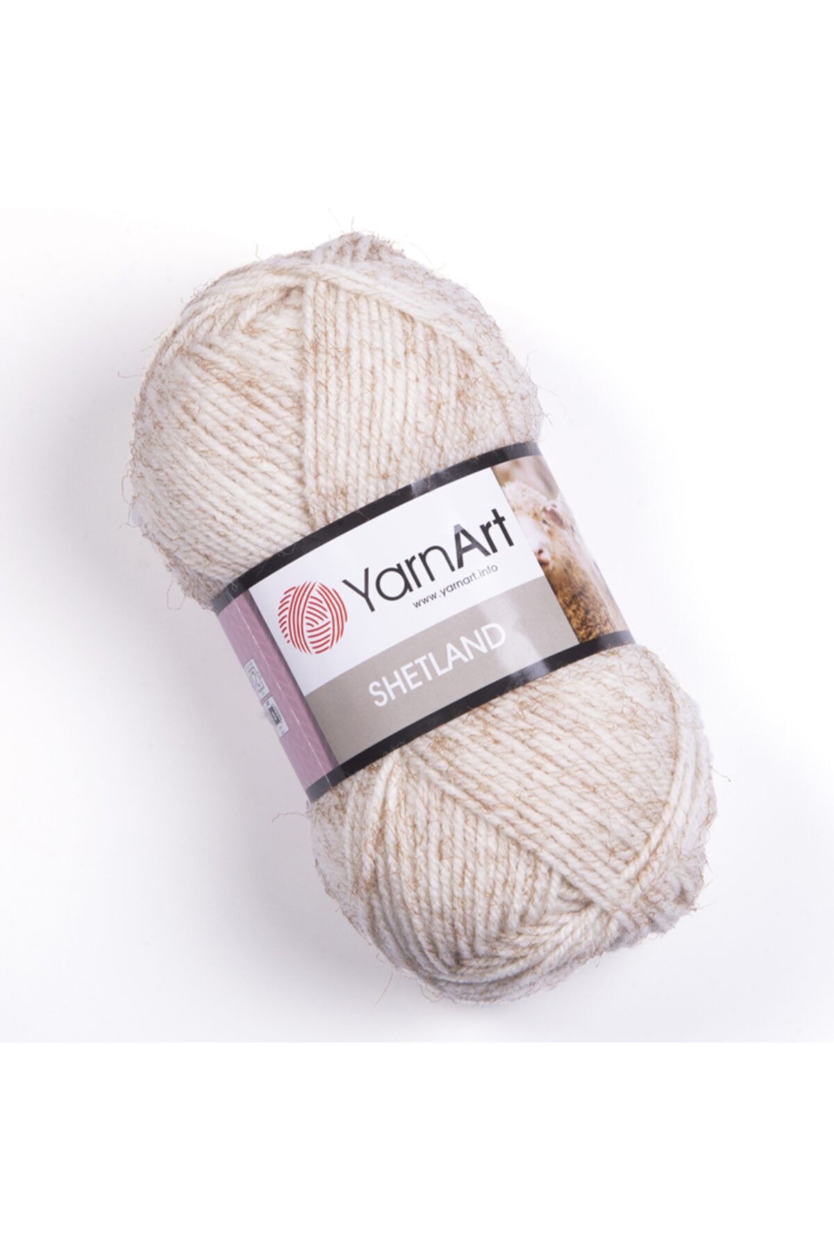 Yarnart Shetland - Ață De Tricotat Manual Bej-535a - Mărime unică