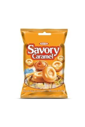 Savory Karamelli Sütlü Sert Şeker 1000 Gr. EMAS-Savory1kg