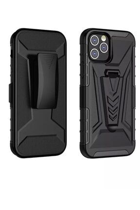 Iphone 12max 6.7inç Kılıf Standlı Extreme Spor Dağcılar Vip Ultra Zırhlı Kemer Klipsli 3 Kat Koruma 12MAXUCUZMİ KEMER KLİPSLİ KILIF