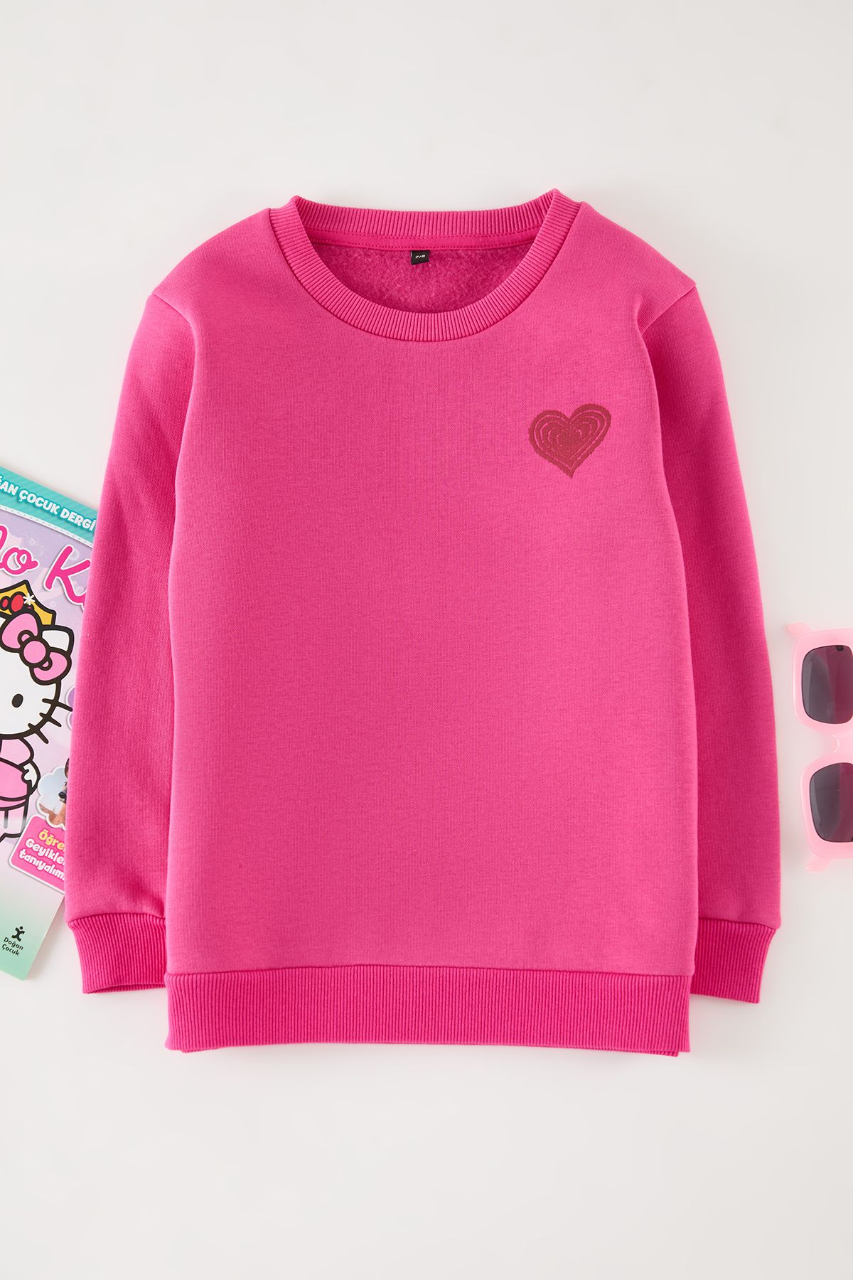 trendyolkids-girls-printed-long-regular-sweat