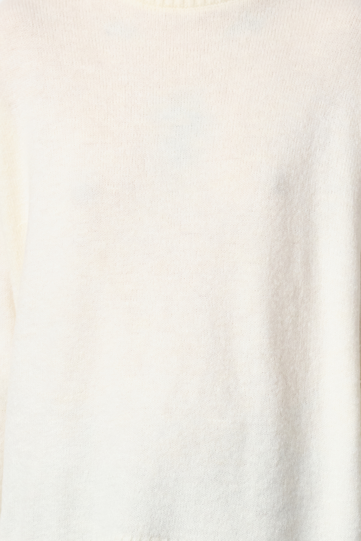 Trendyolmilla  Ekru*001 Geniş Kalıp Yumuşak Dokulu Dik Yaka Triko Kazak TWOAW23KZ00469 - Görsel 3