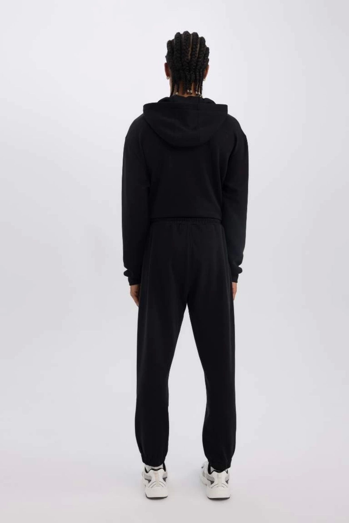 DeFacto-D3231 Defactofit - Nba Wordmark Pattern, Thick Jogger Sweatpants with Stretch and Pockets 7