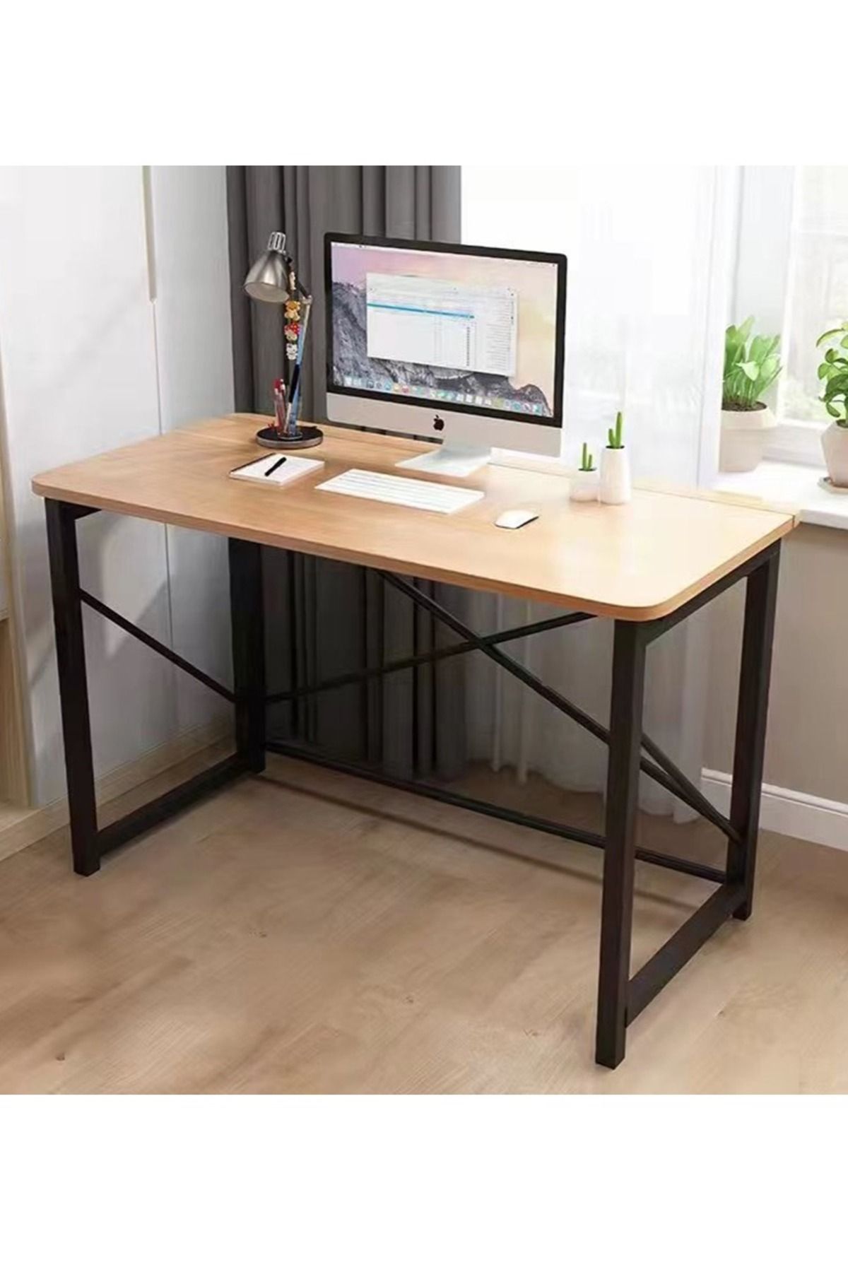 ALMUFARREJ-Computer table, office table for home, study and writing, laptop table with a modern design 1