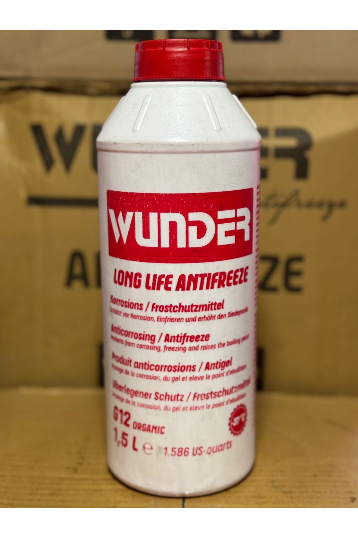 WUNDER KIRMIZI ANTİFRİZ 1,5 LİTRE