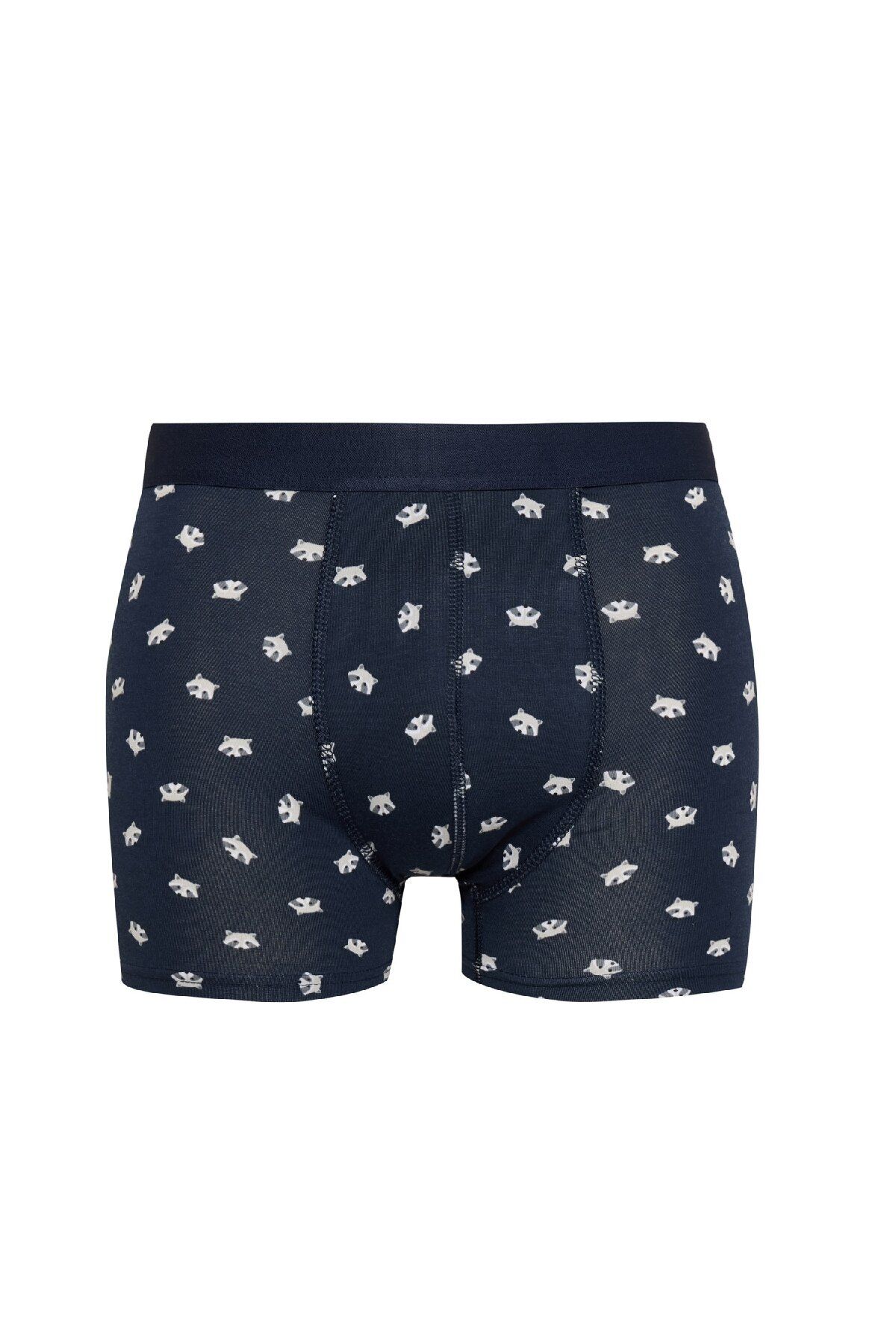 DeFacto-Animal Printed 3-Piece Boxer E0047Ax24Cw 2