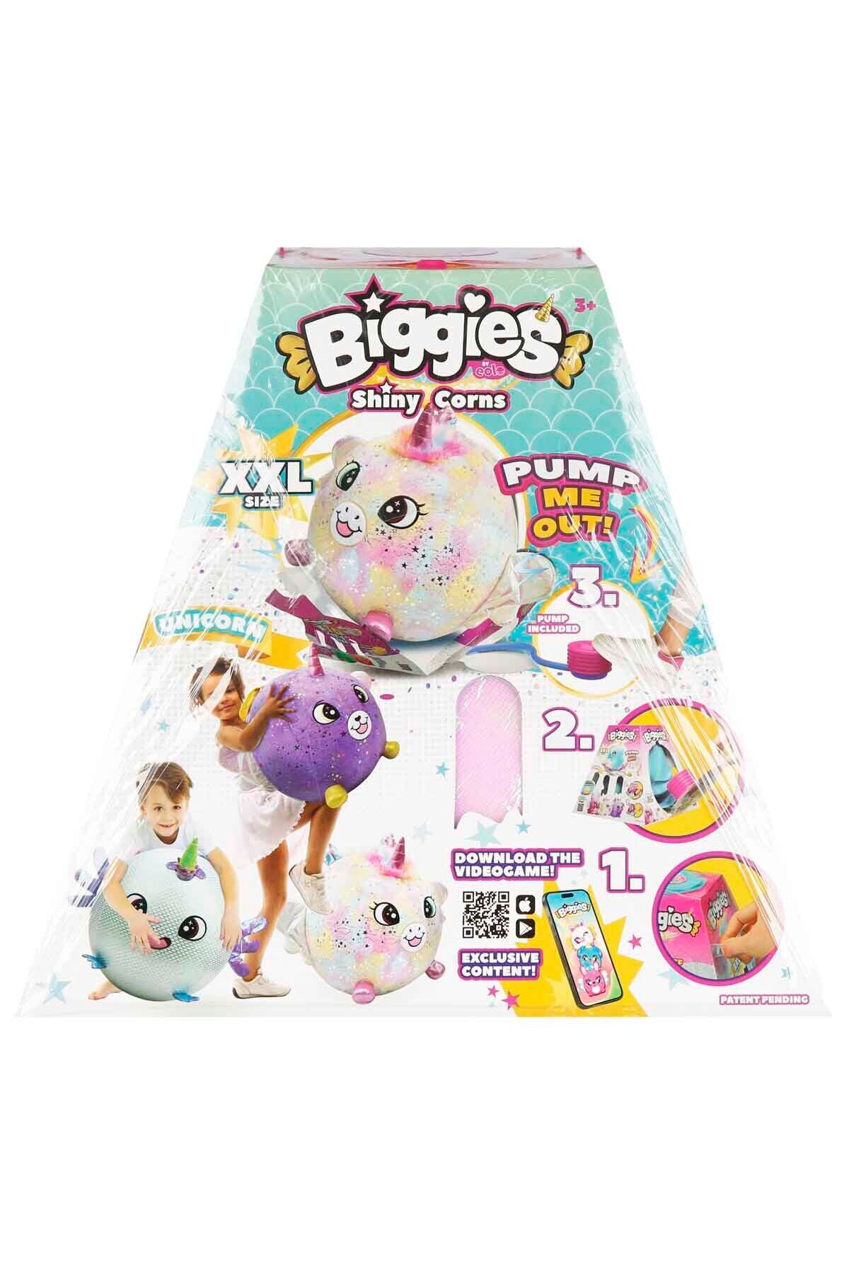 Sunman-Biggies Inflatable Plush Unicorn XXL Shiny Corns S2 6