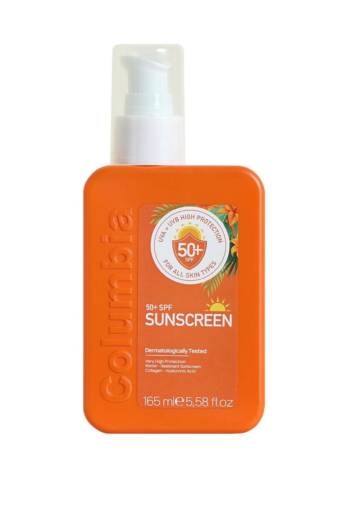 Columbia-Spf 50 Anti-Blemish Brightening Effective High Protective Collagen Facial Sunscreen 165 ml 3