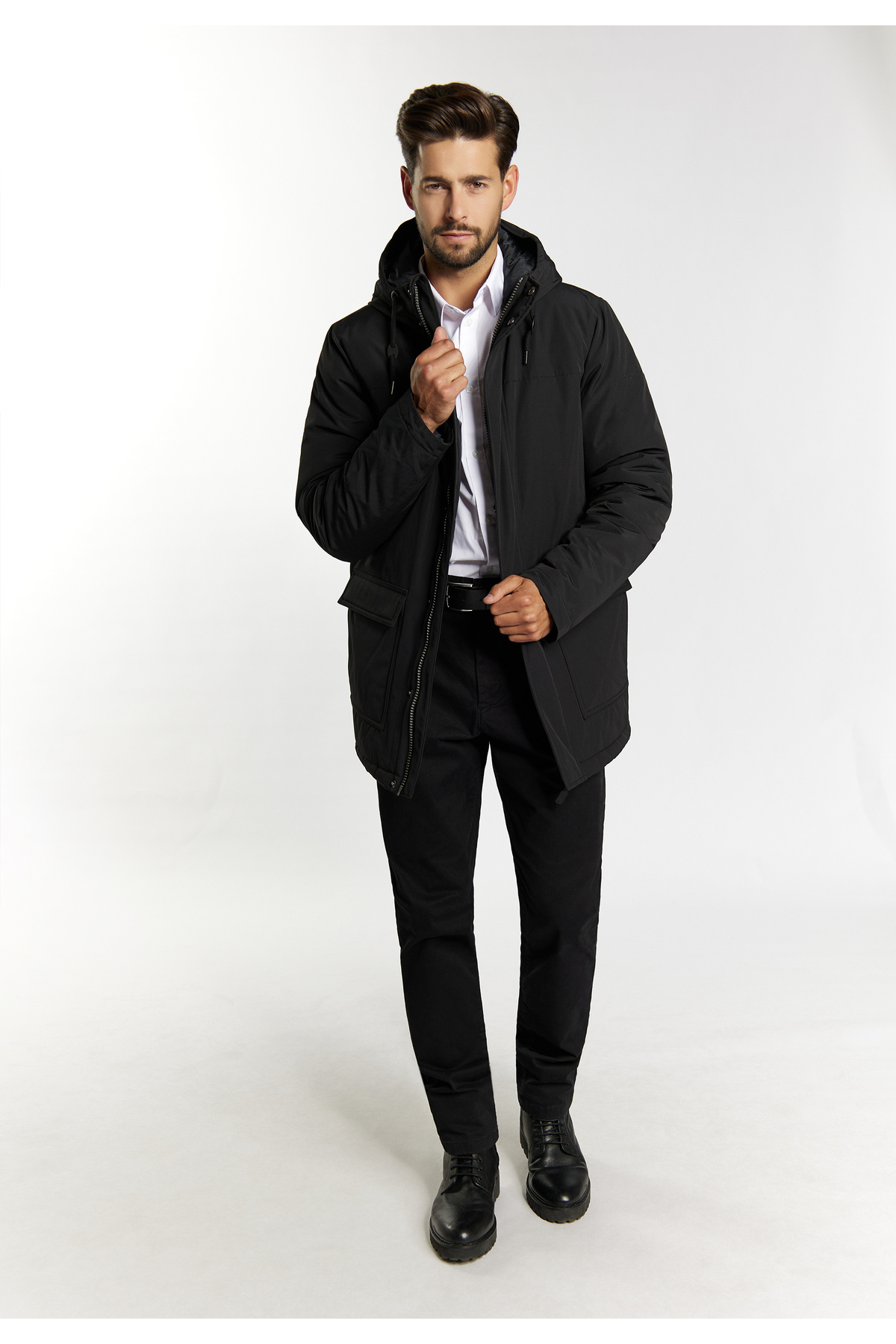 Dreimaster-Wattierte Winterjacke 1