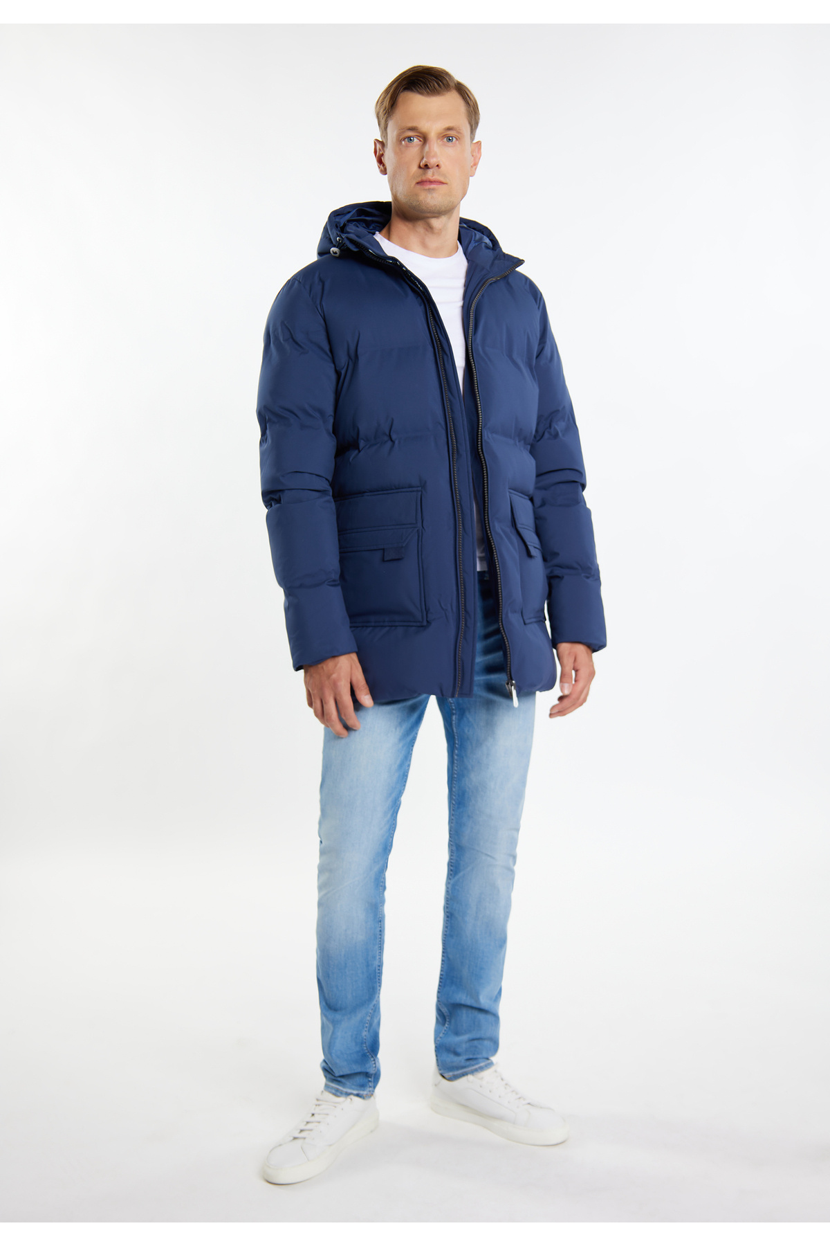 Dreimaster-Winterjacke mit Wattierung 1