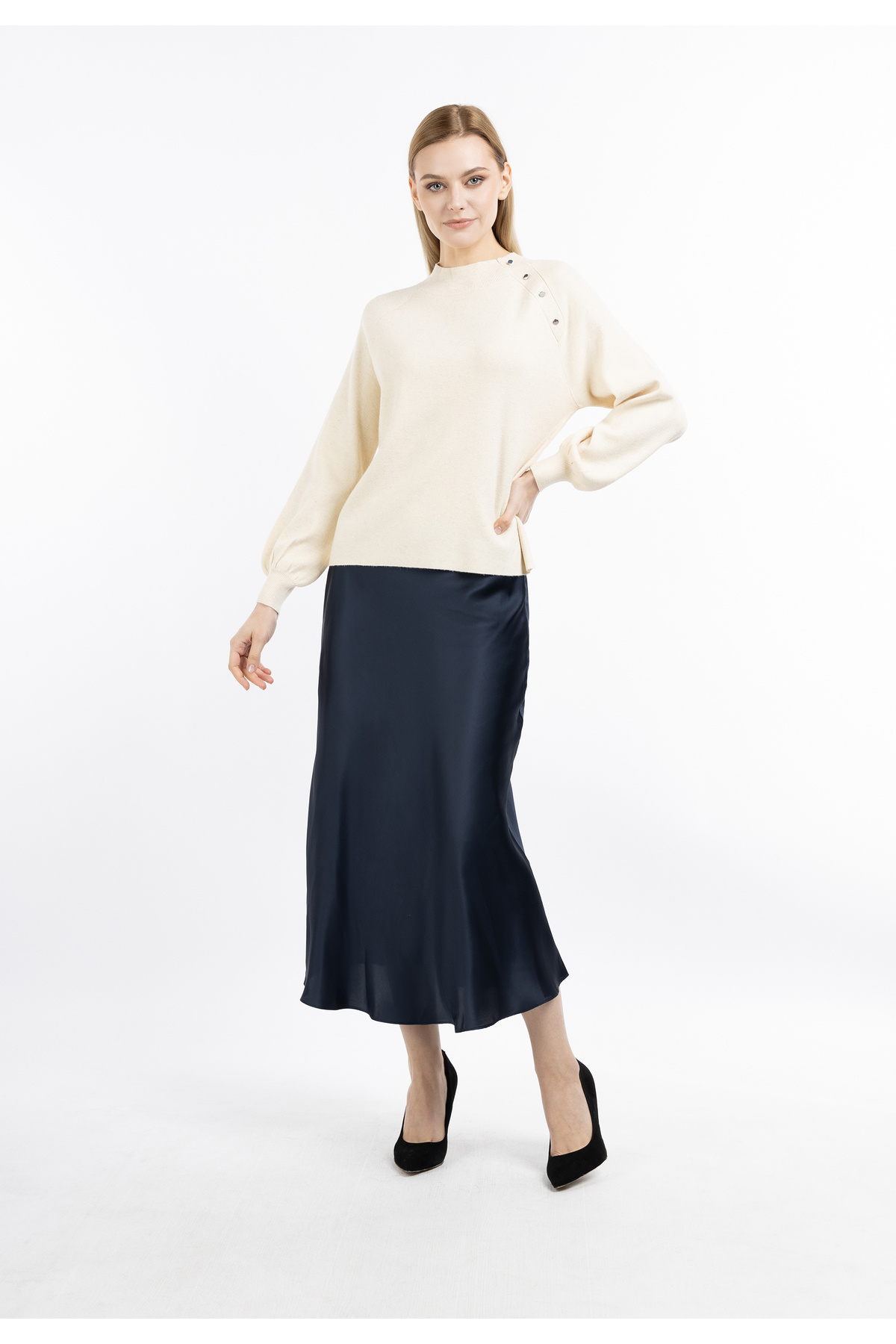Dreimaster-Strickpullover Turtleneck 1