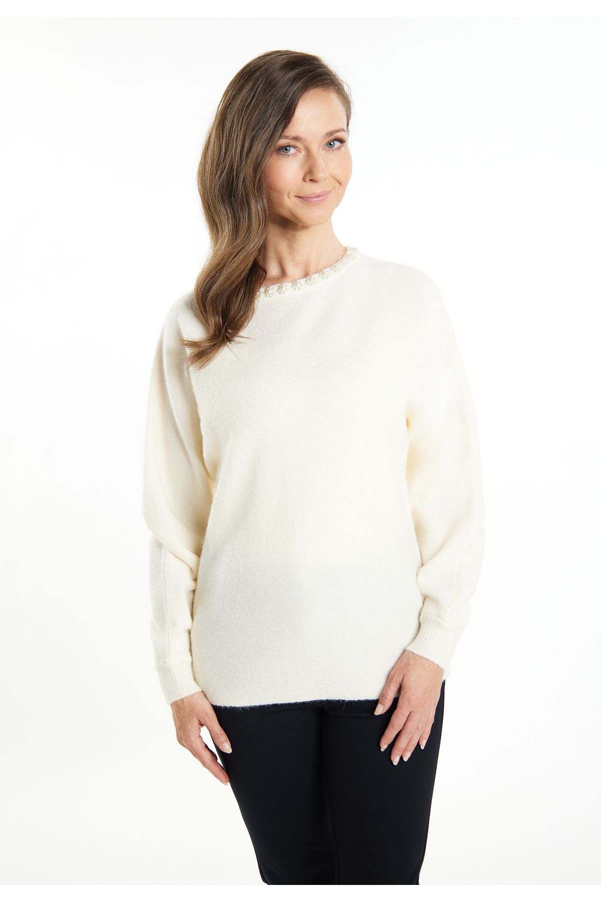 USHA-Pullover Mit Perlen 3