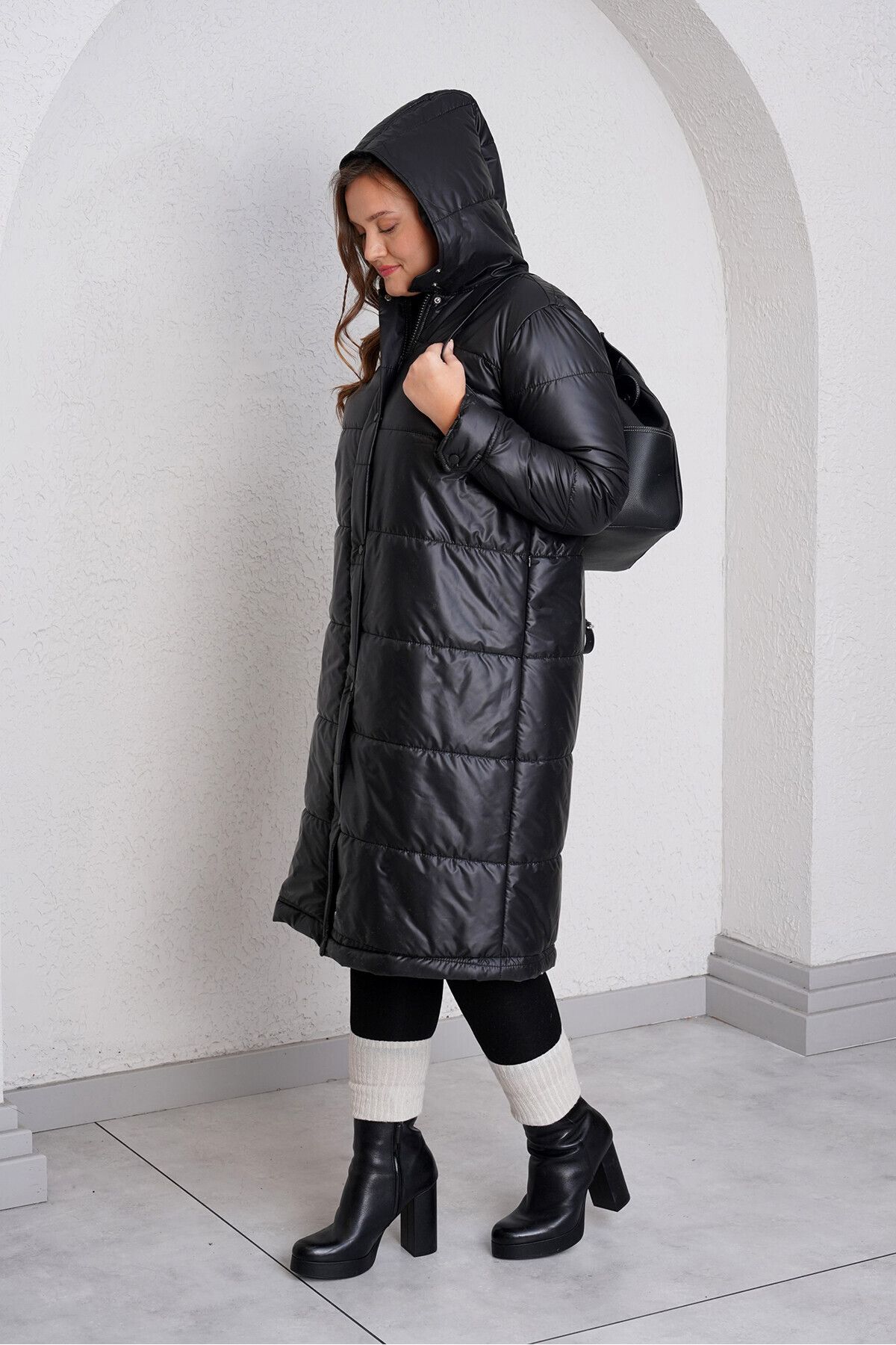 Büyük Moda-long inflatable coat 4