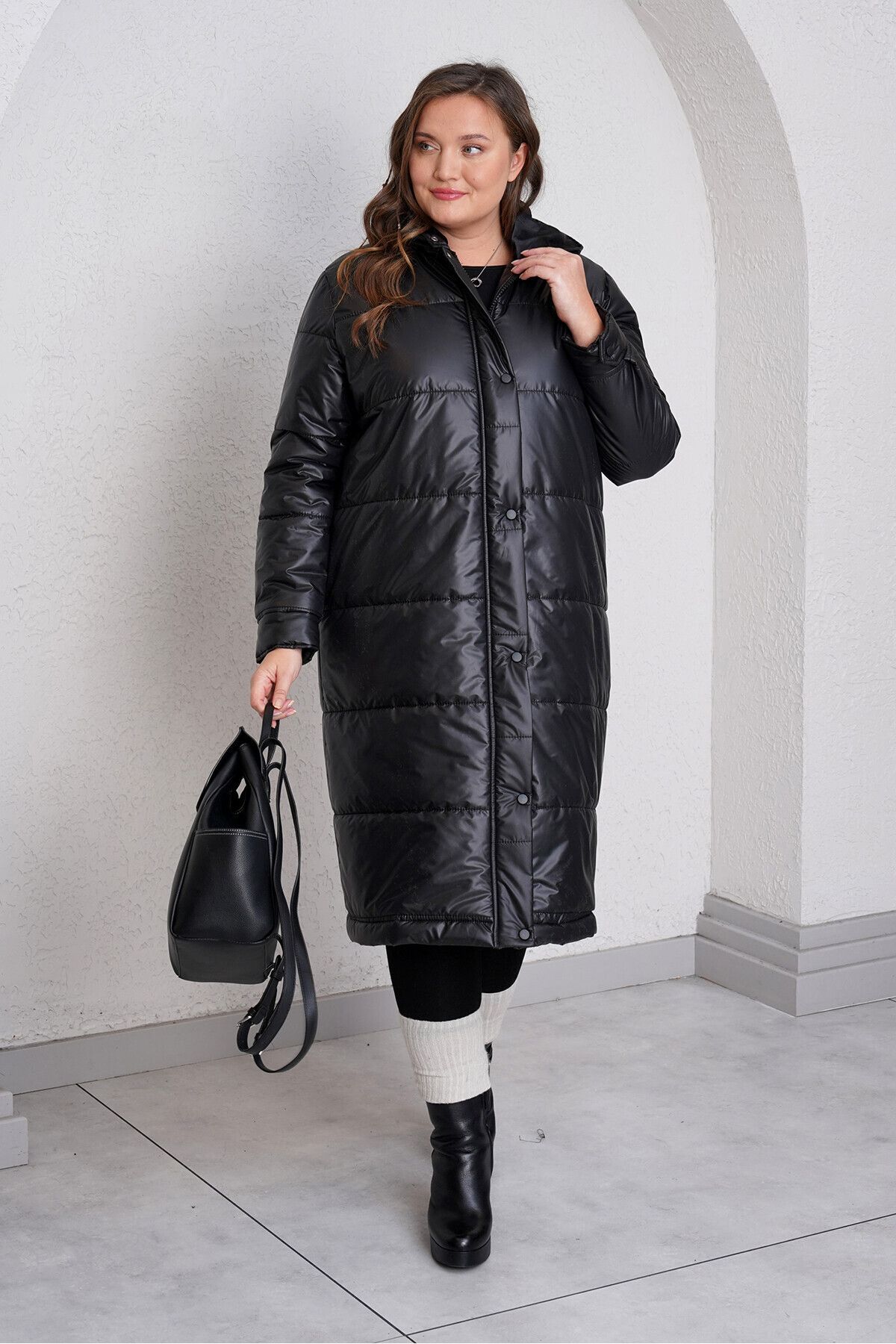 Büyük Moda-long inflatable coat 3